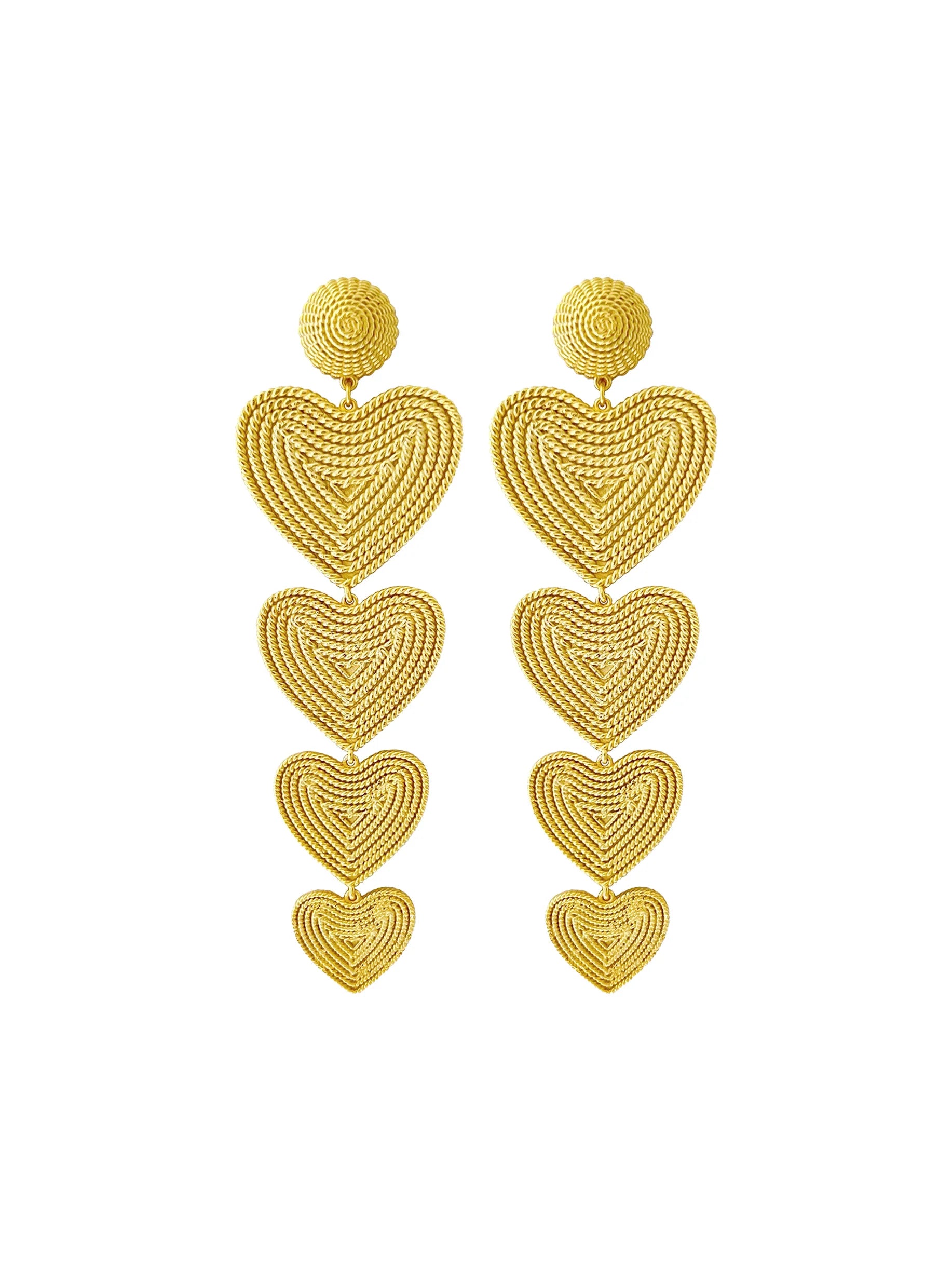 Labyrinthe Heart Danglers