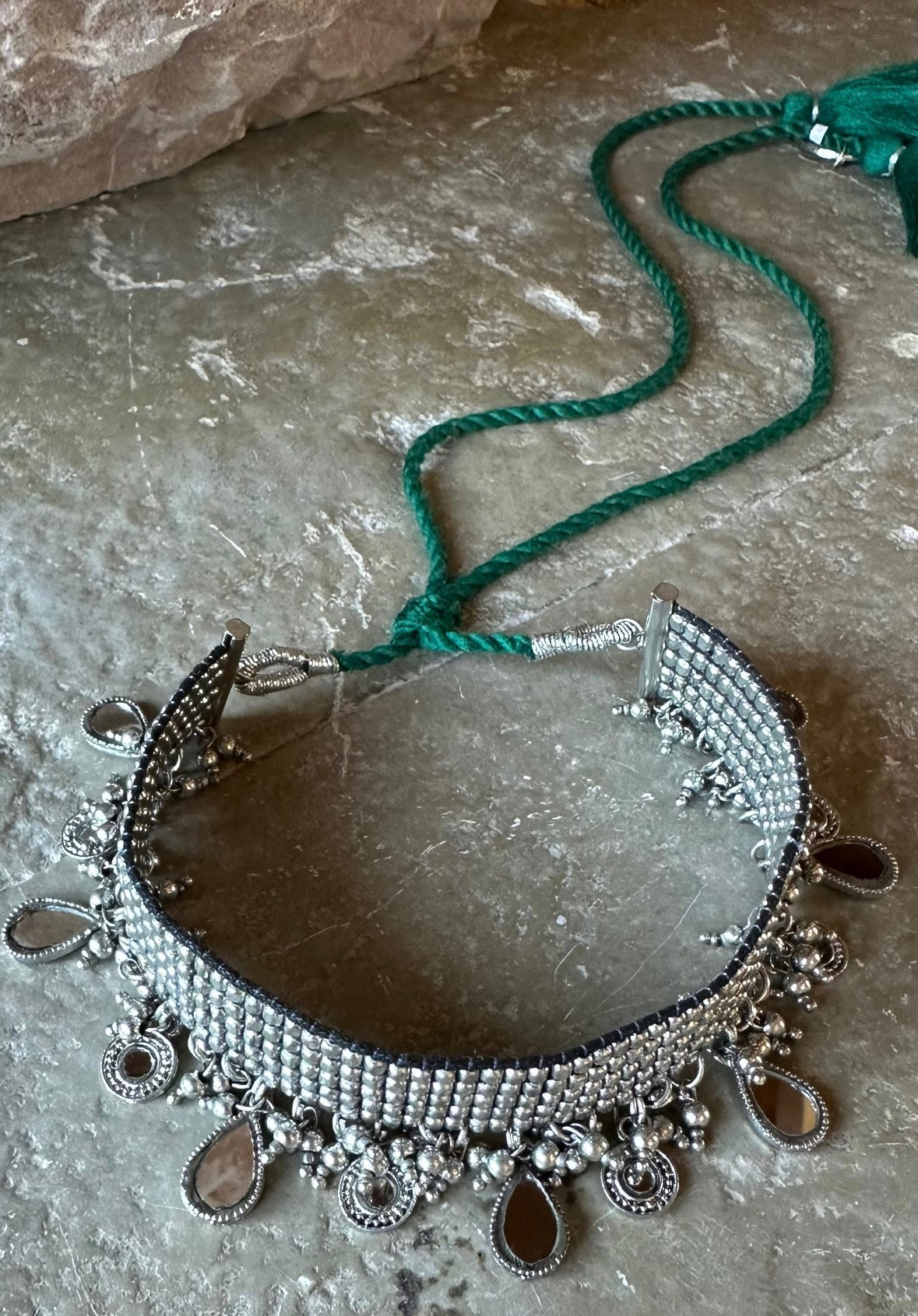Mirrorwork Neck Choker