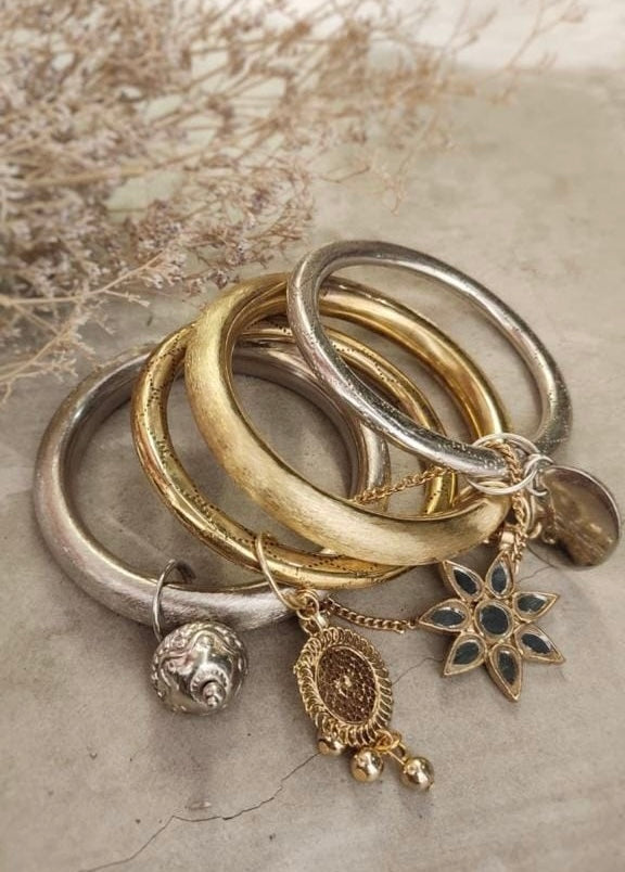 Charm Bangle Stack
