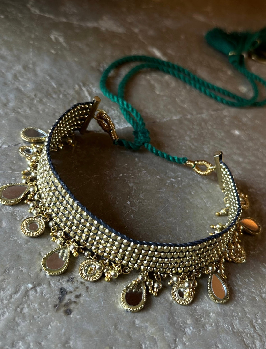 Mirrorwork Neck Choker