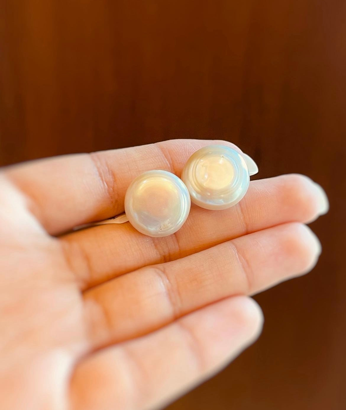 Baroque Pearl Studs - Small