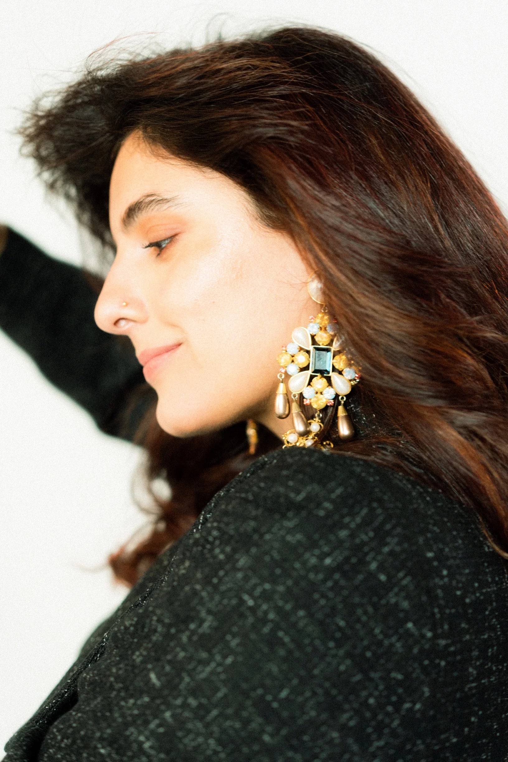 Alizeh Cross Danglers