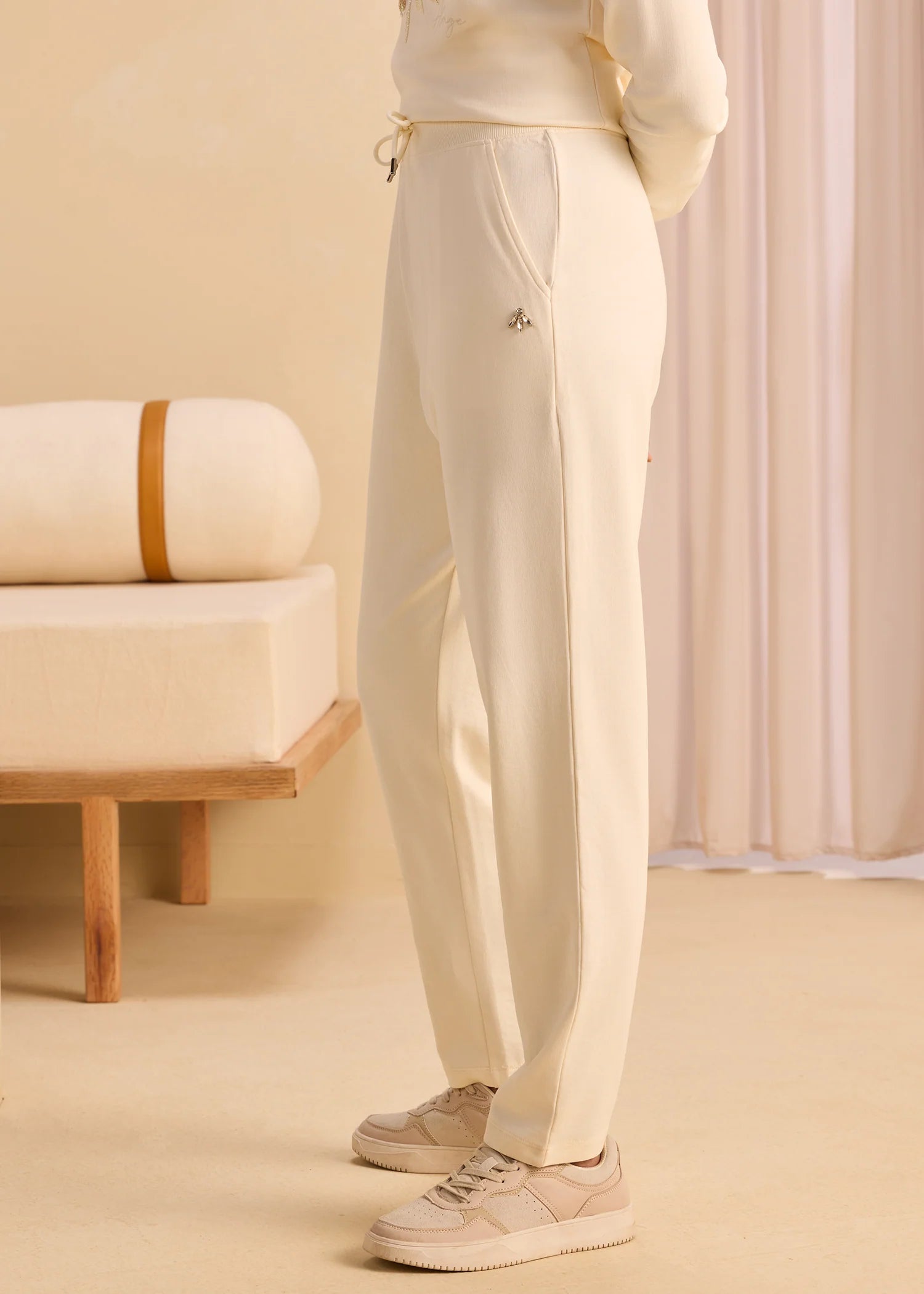 Elevated Rhinestones Tapered Pants