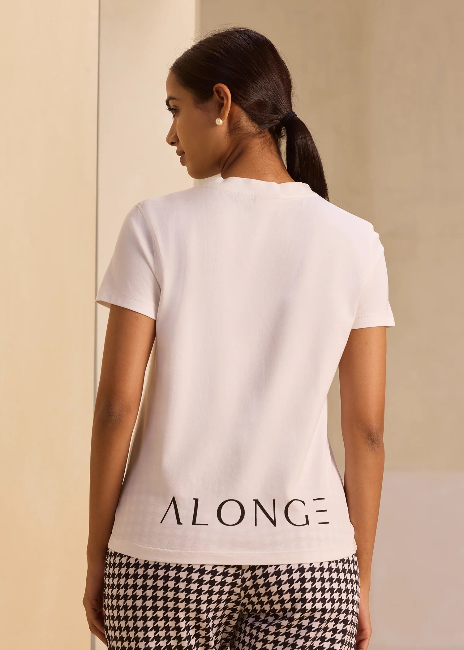 Embroidered Lioness Graphic Tee