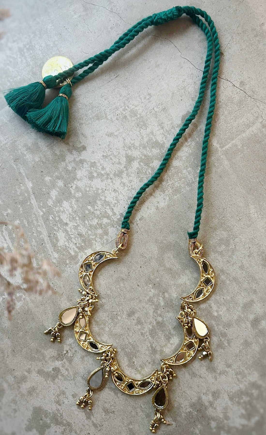 Mirrorwork Chand neckpiece