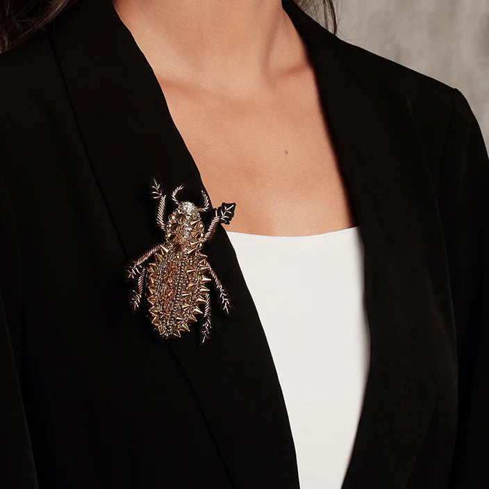 Gothic Big Brooch Gold