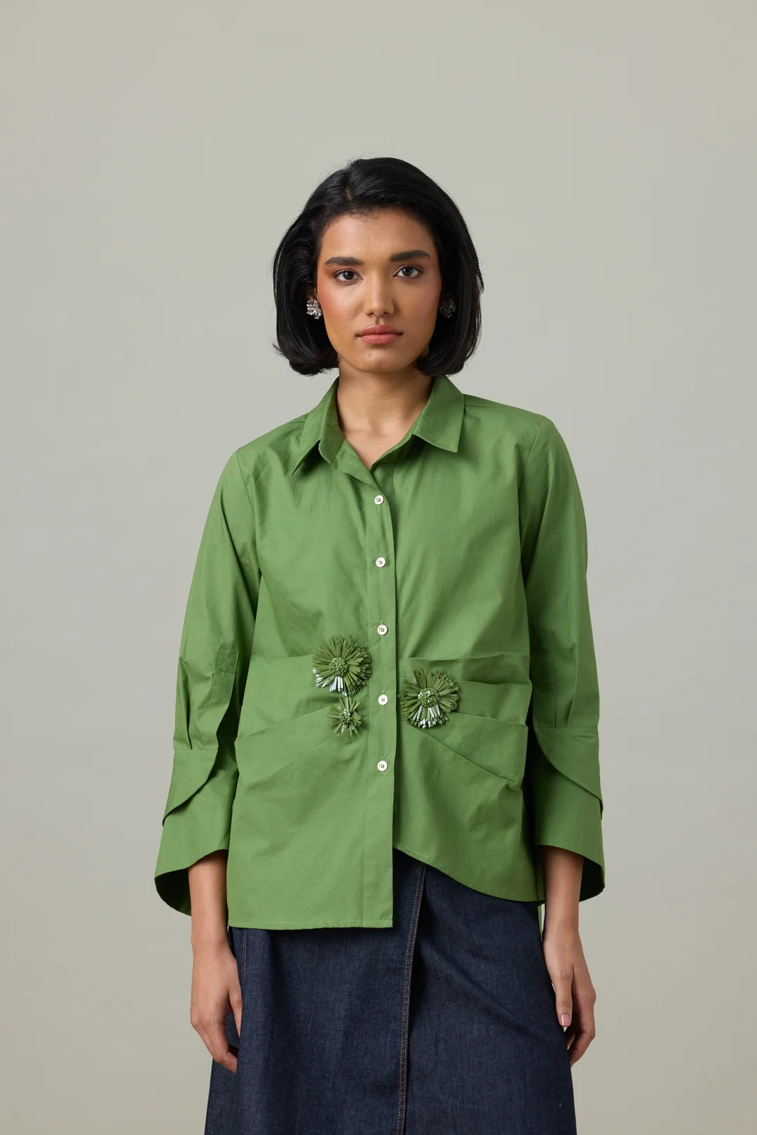 SKYLAR APPLIQUÉ SHIRT