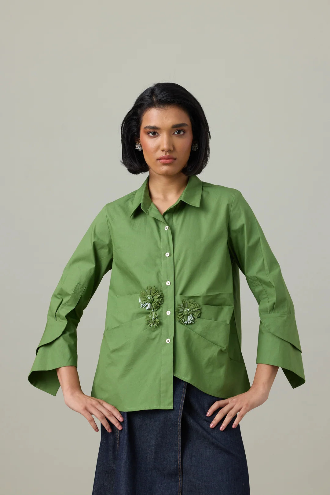 SKYLAR APPLIQUÉ SHIRT