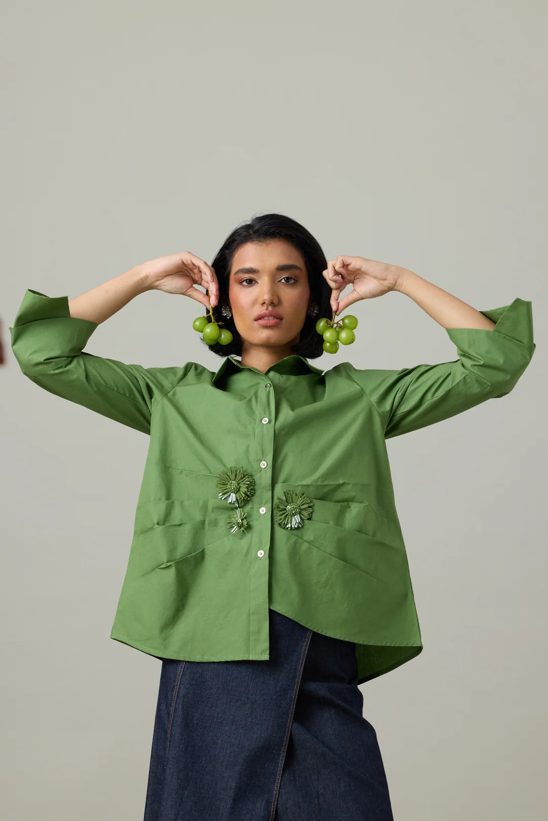 SKYLAR APPLIQUÉ SHIRT