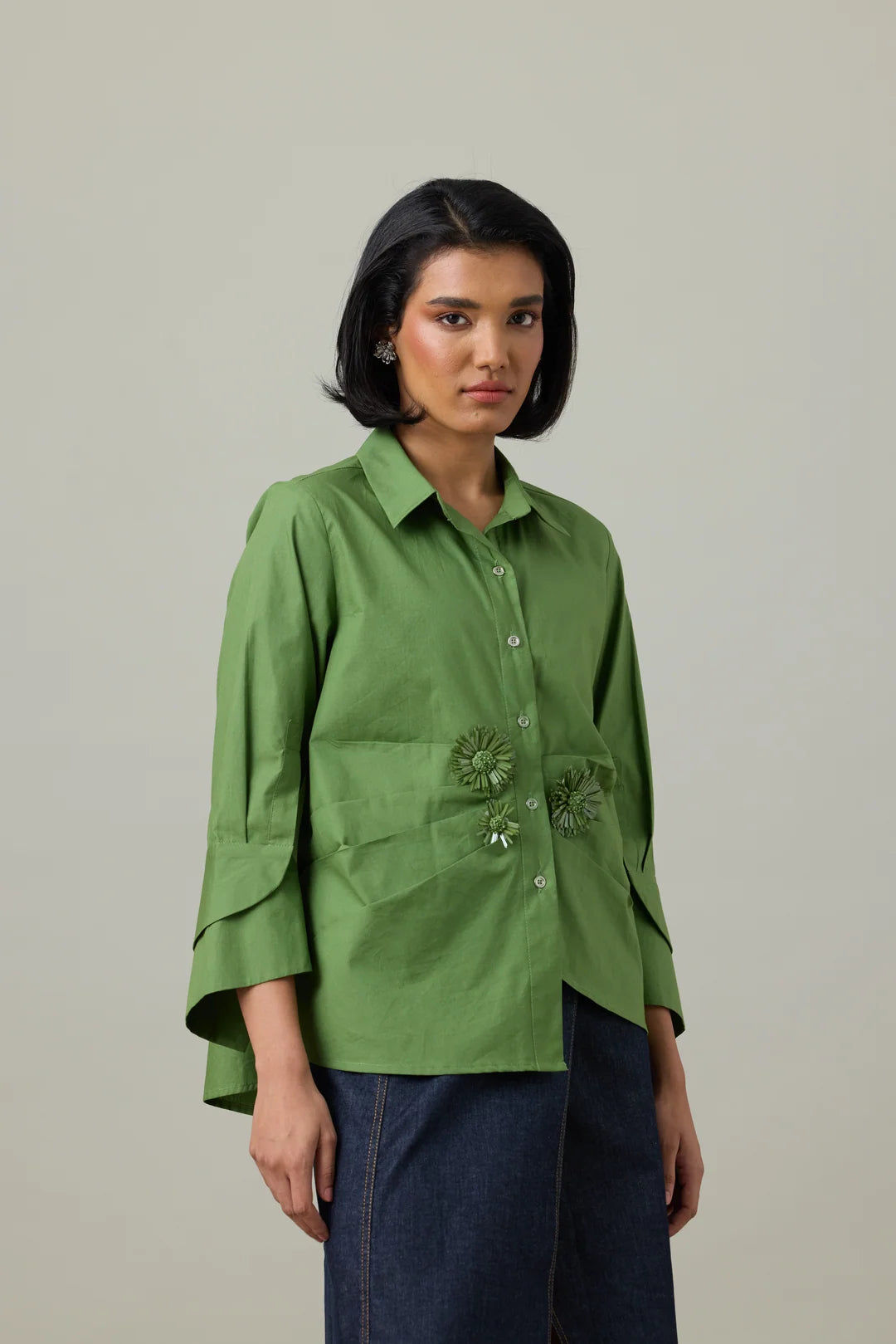 SKYLAR APPLIQUÉ SHIRT