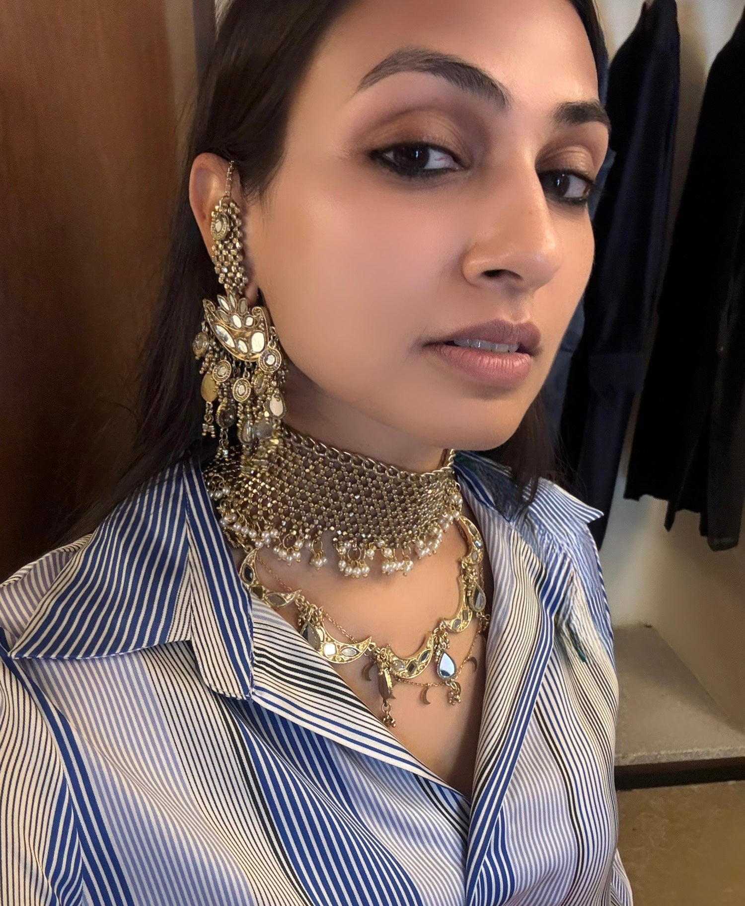 Mirrorwork Chand neckpiece