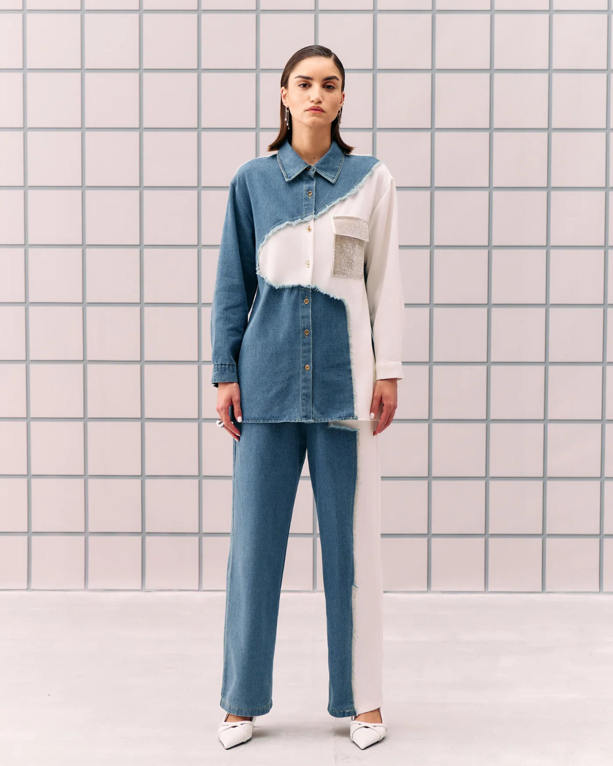 DENIM TIA CO-ORD SET