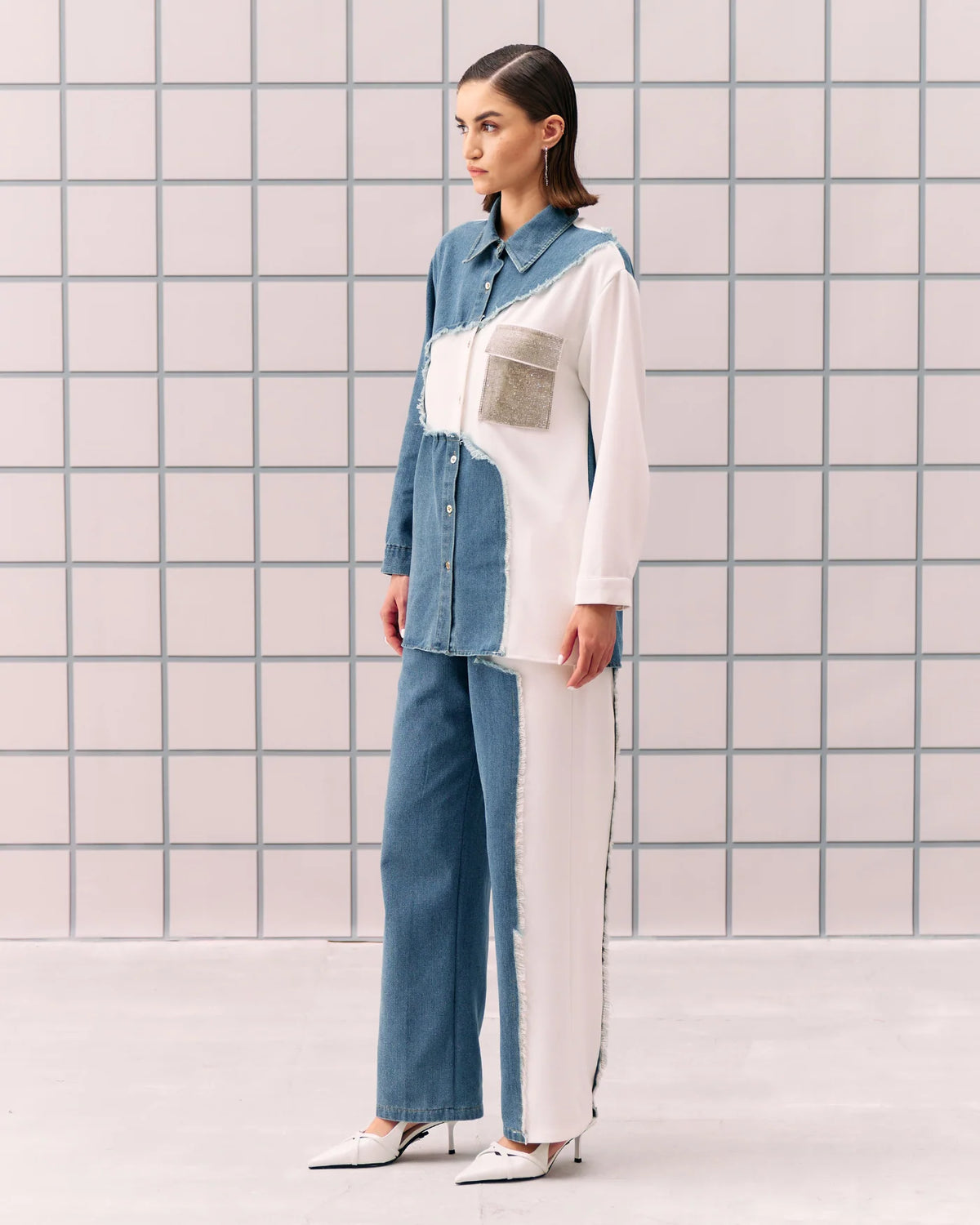 DENIM TIA CO-ORD SET