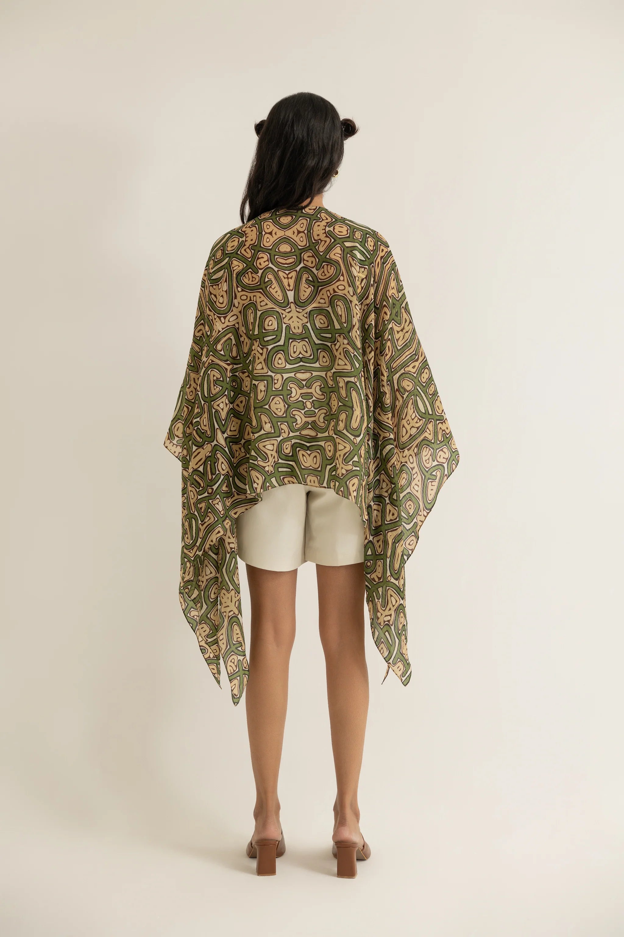 Rural Fantasy Corset, Shorts, Cape, Set