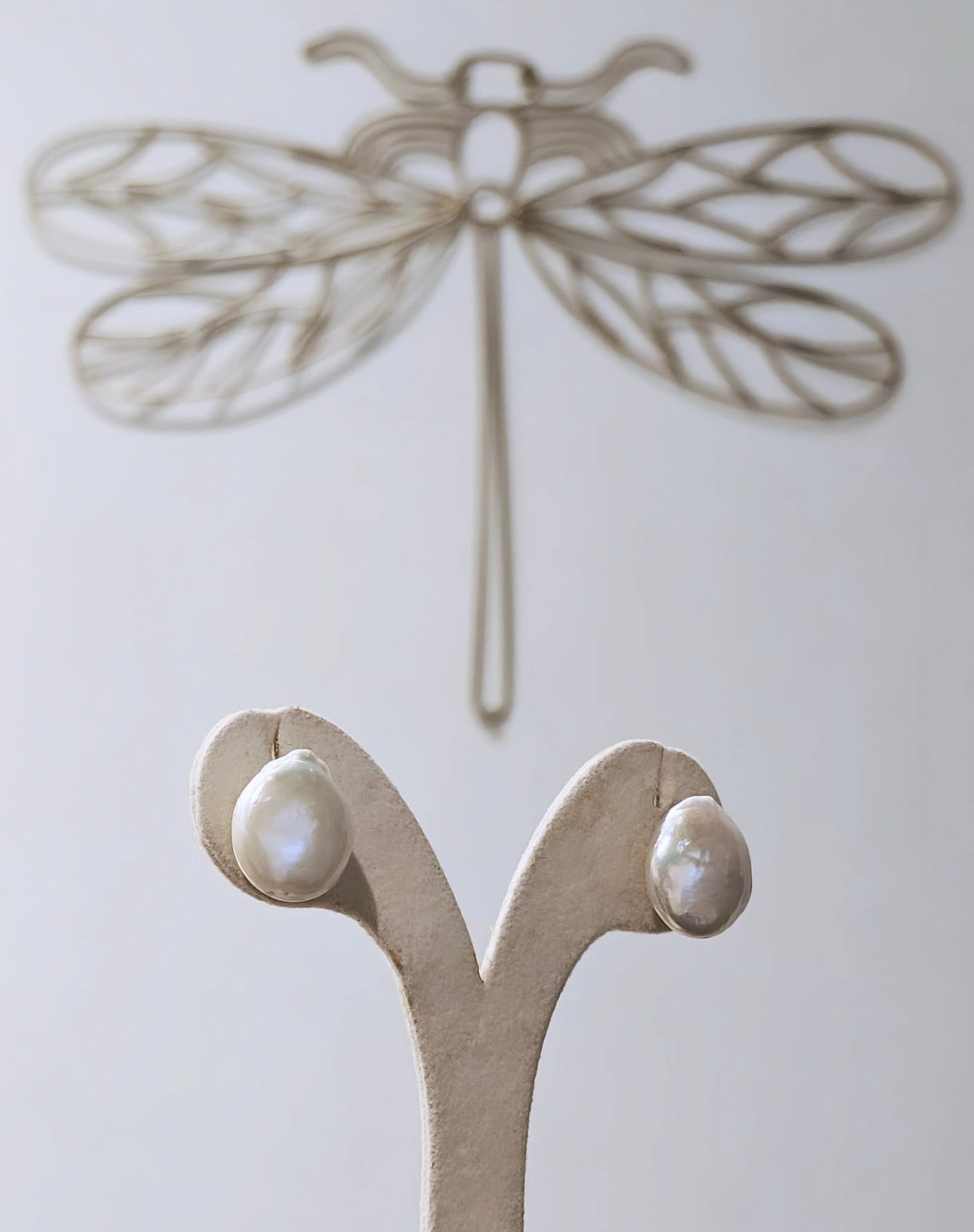 Baroque Pearl Studs - Small
