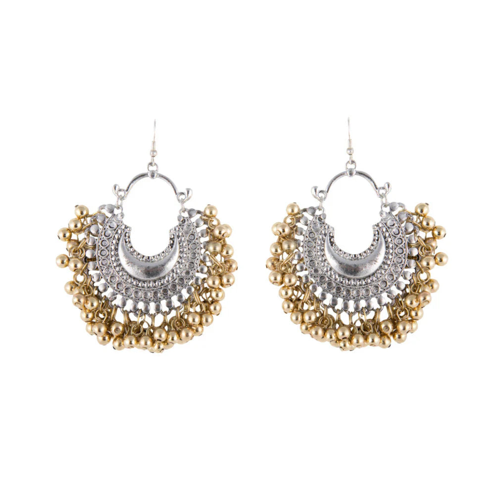 Crescent Ghungroo Earrings