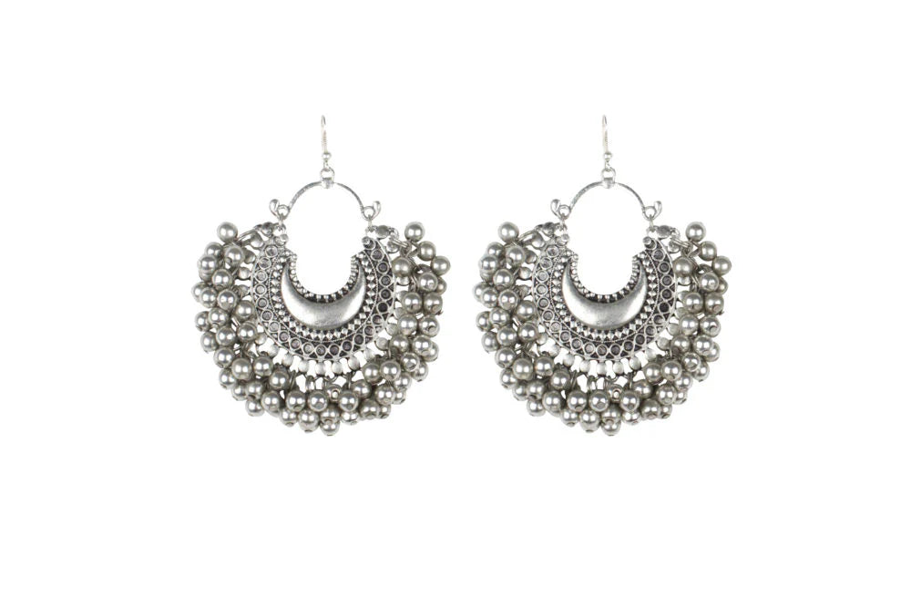 Crescent Ghungroo Earrings