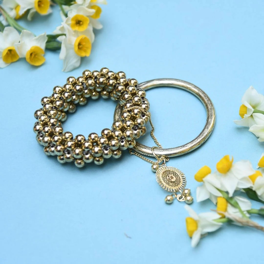 Beaded Bangle Set