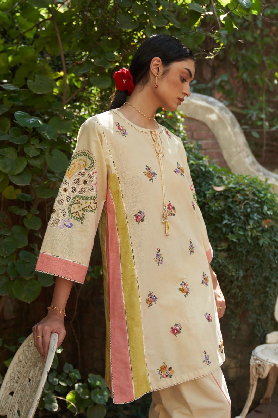 Zinnia Kurta with Salwar Set