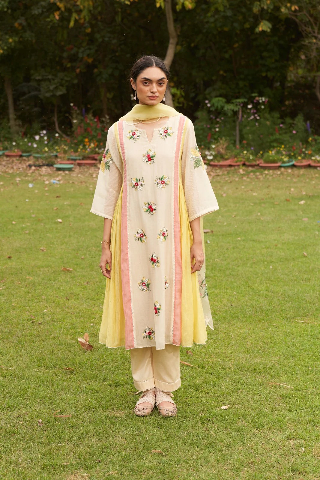 Forget-me-not kurta set