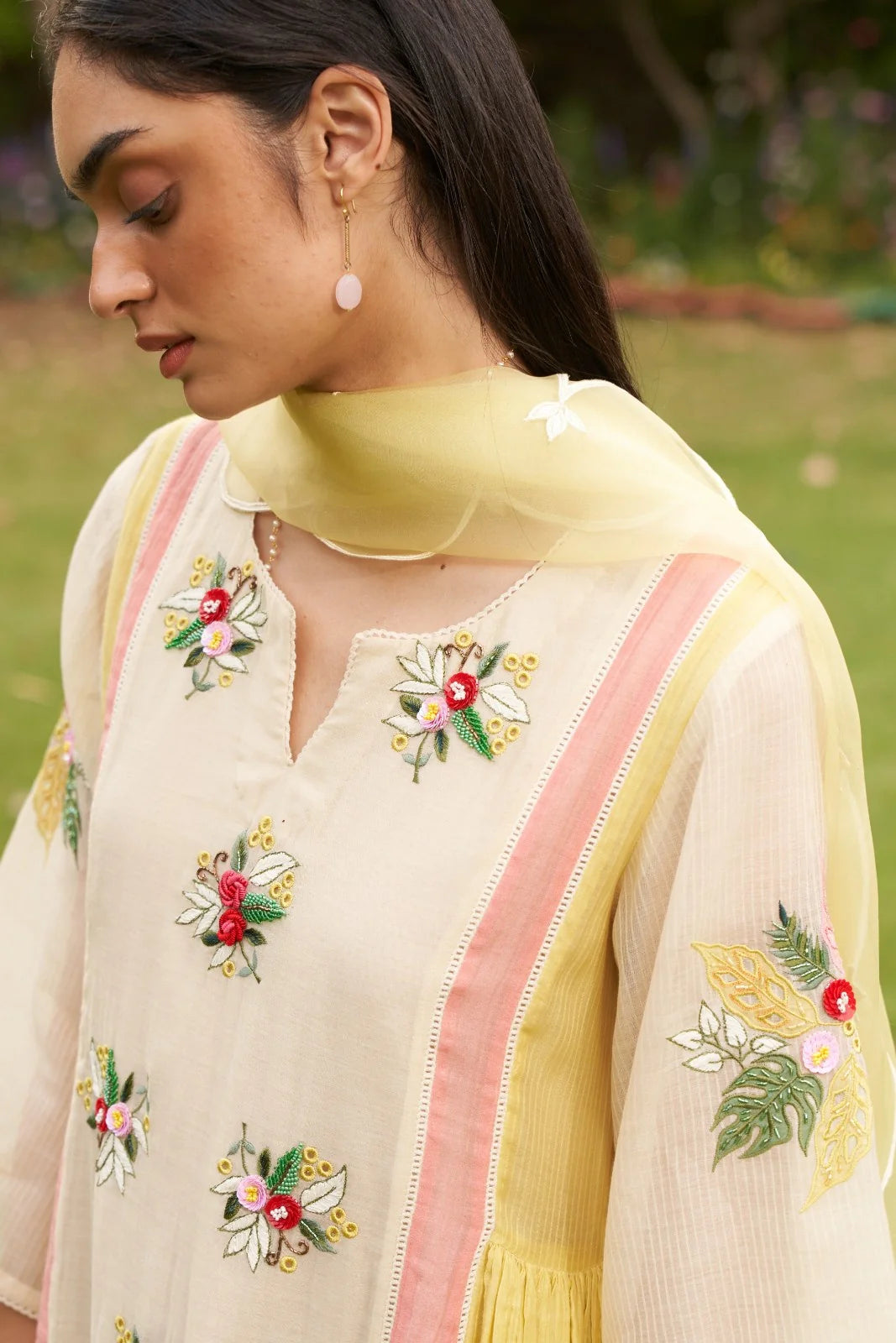 Forget-me-not kurta set