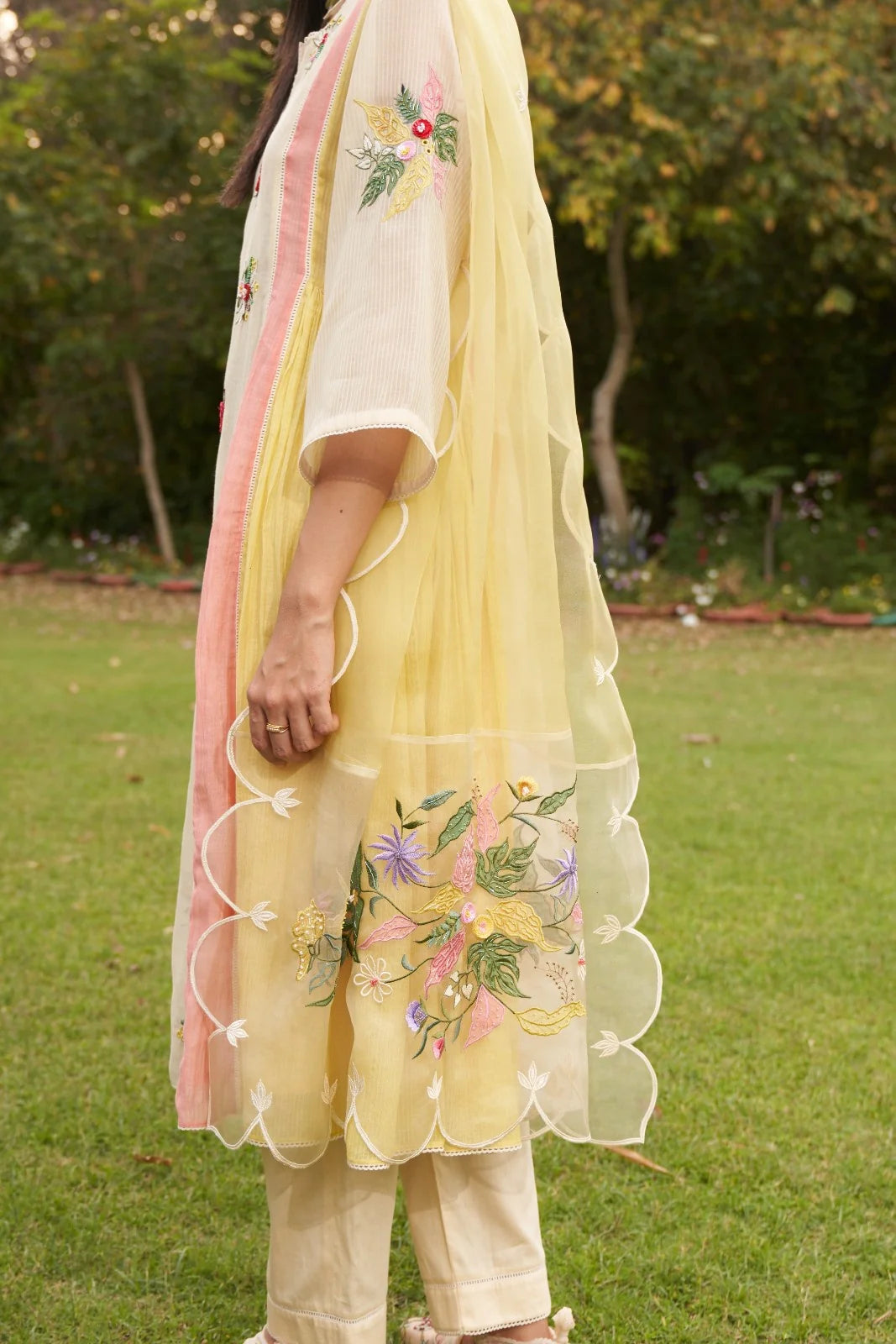 Forget-me-not kurta set