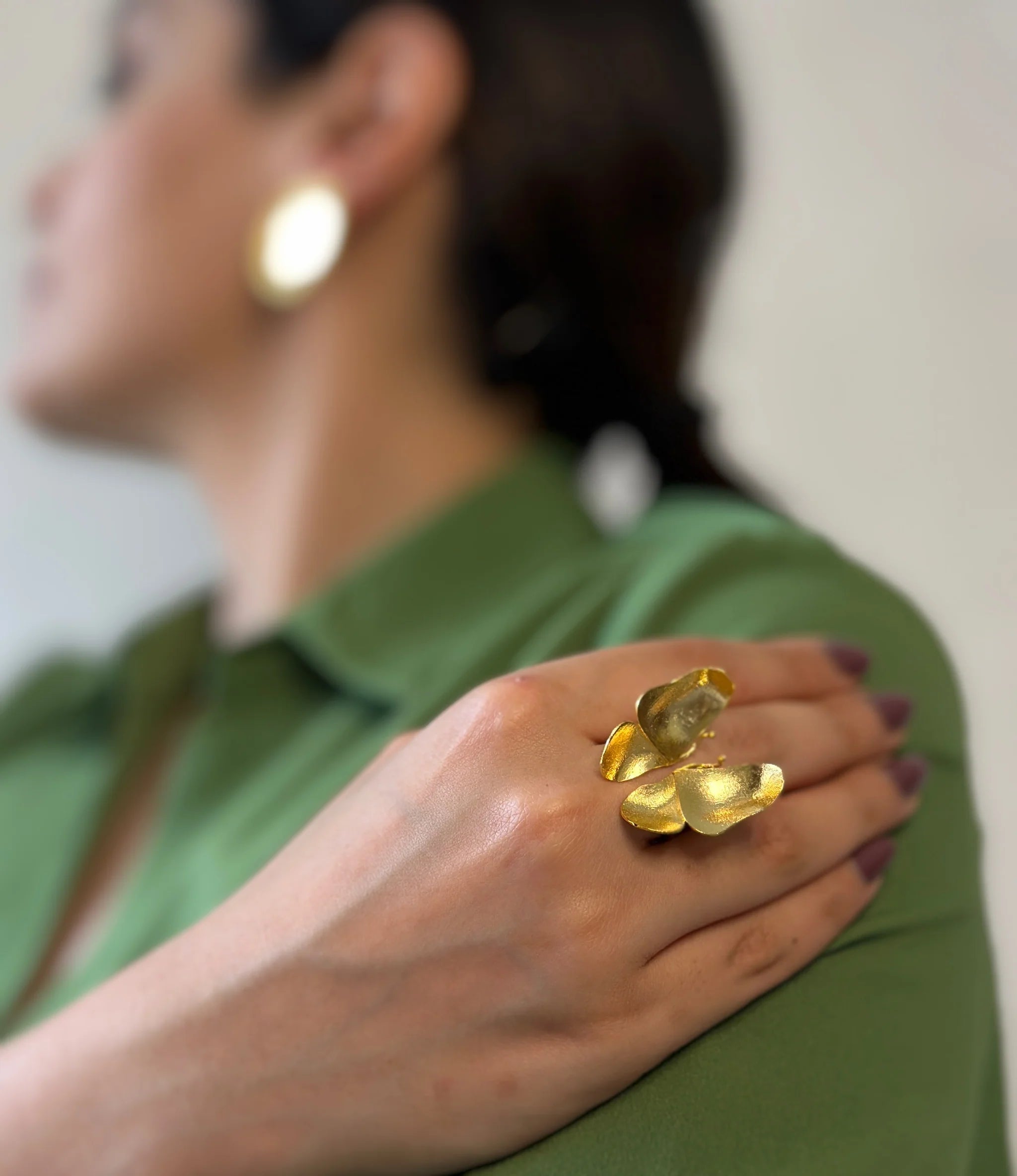 Wings of Spring Open Flexible Ring