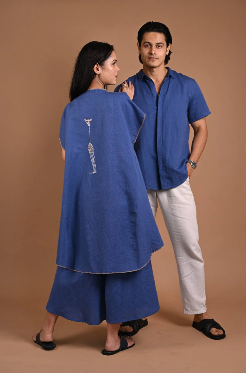 COBALT CAPE JACKET