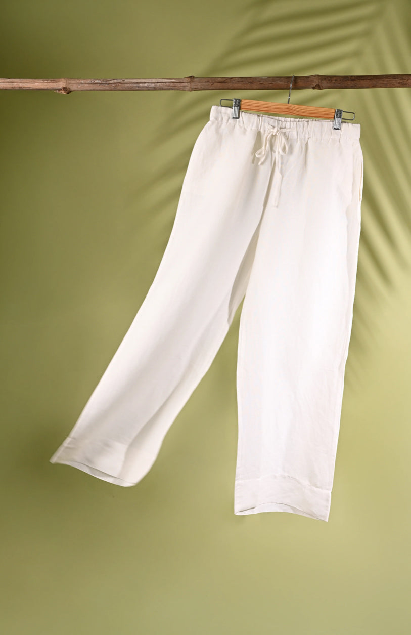 ROOTED LINEN PANTS