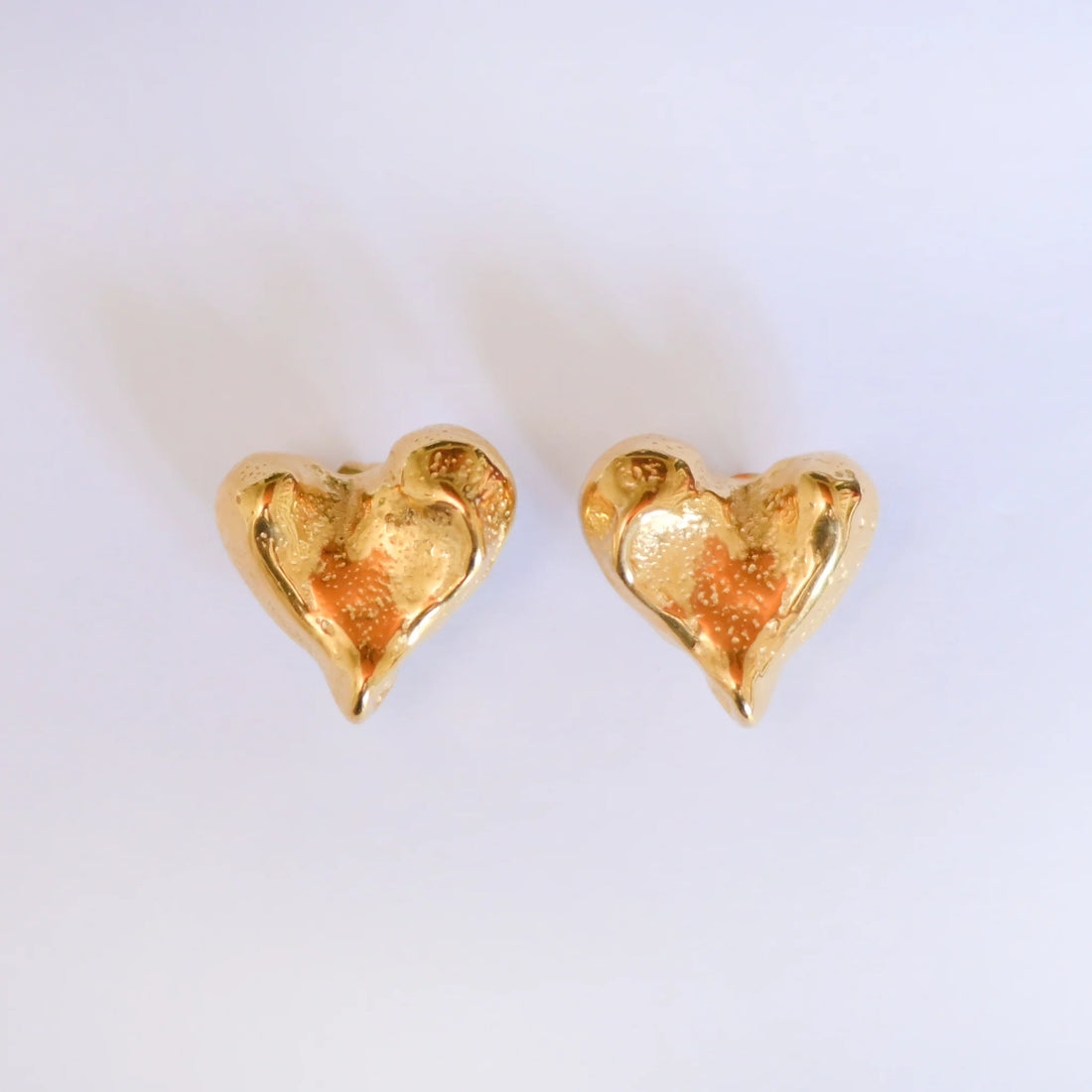 Sleek Heart Studs