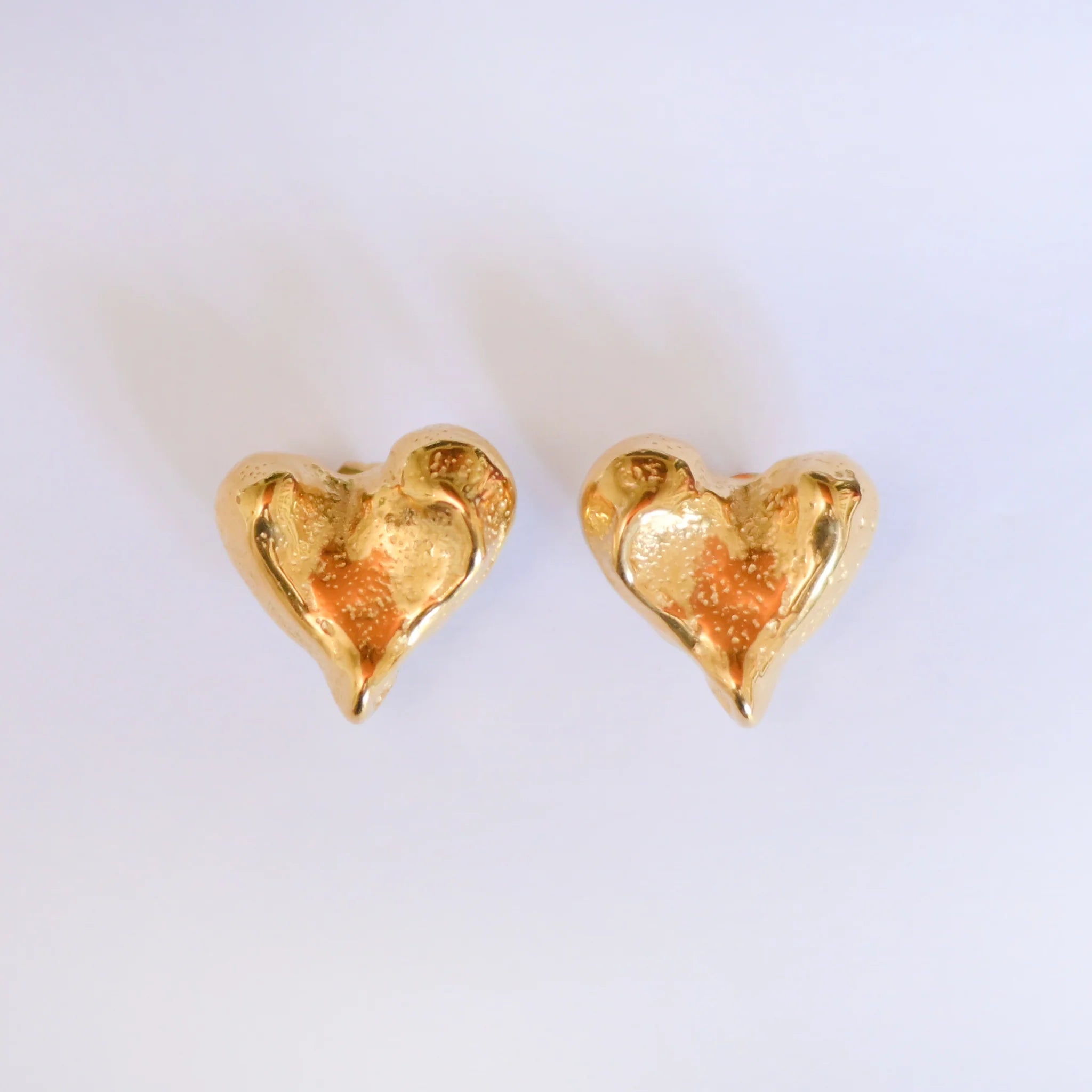 Sleek Heart Studs