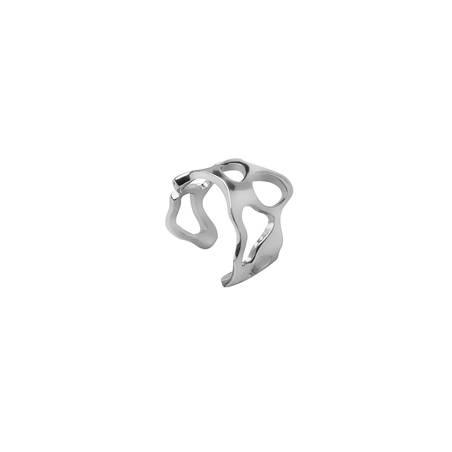 Plain Molten Ring/Ear Cuff