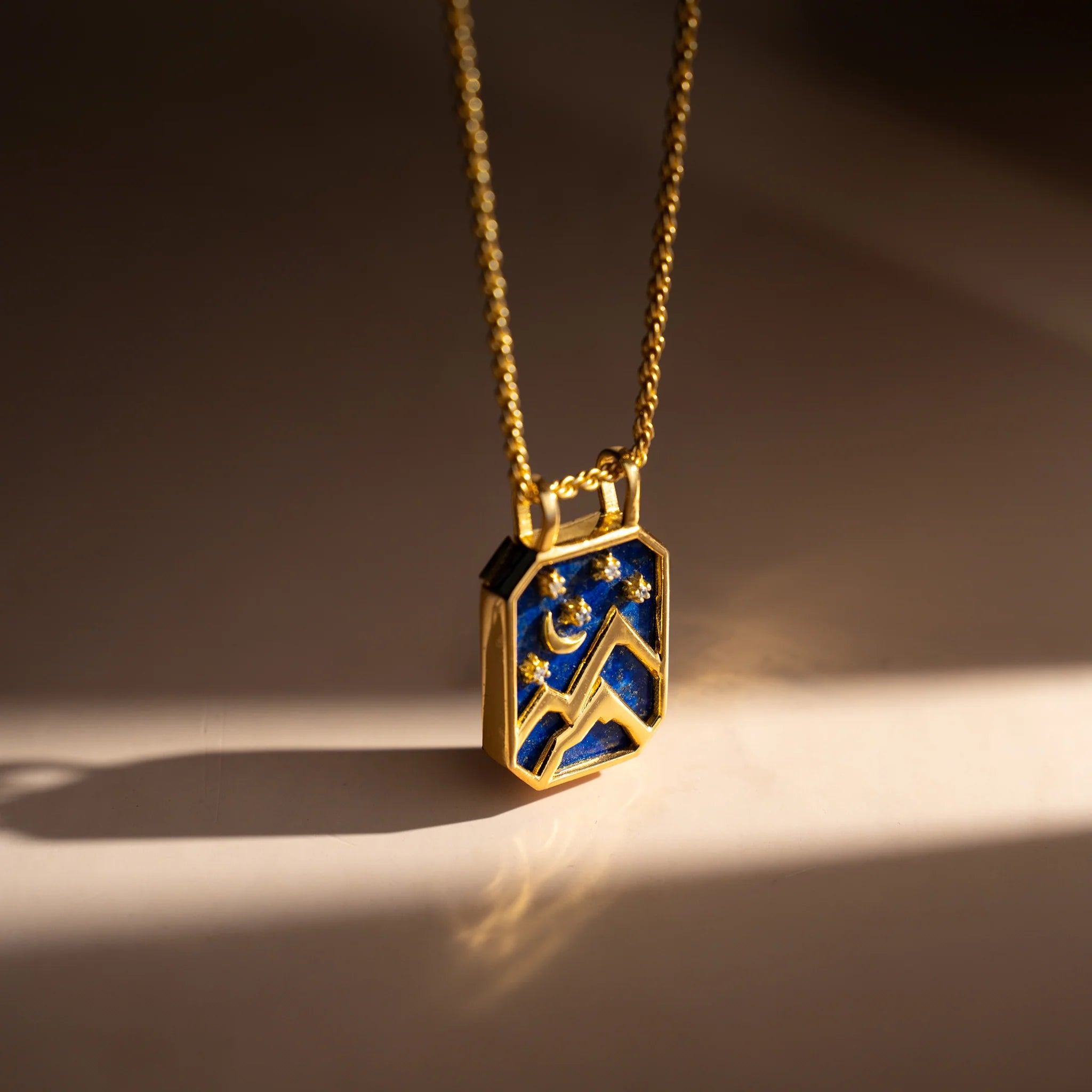 Nightfall Starry Moon Necklace