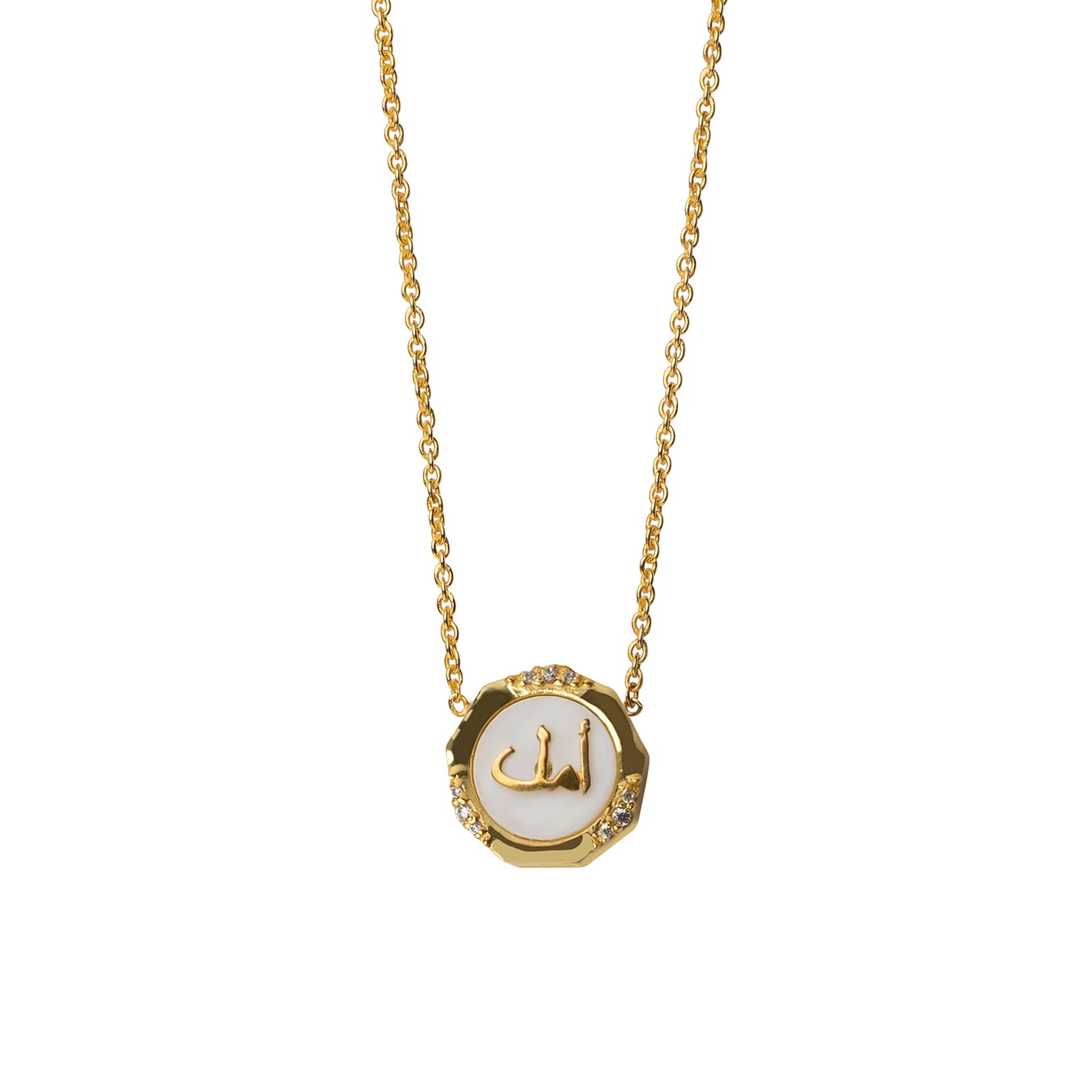Hope Mother of Pearl Studded Necklace