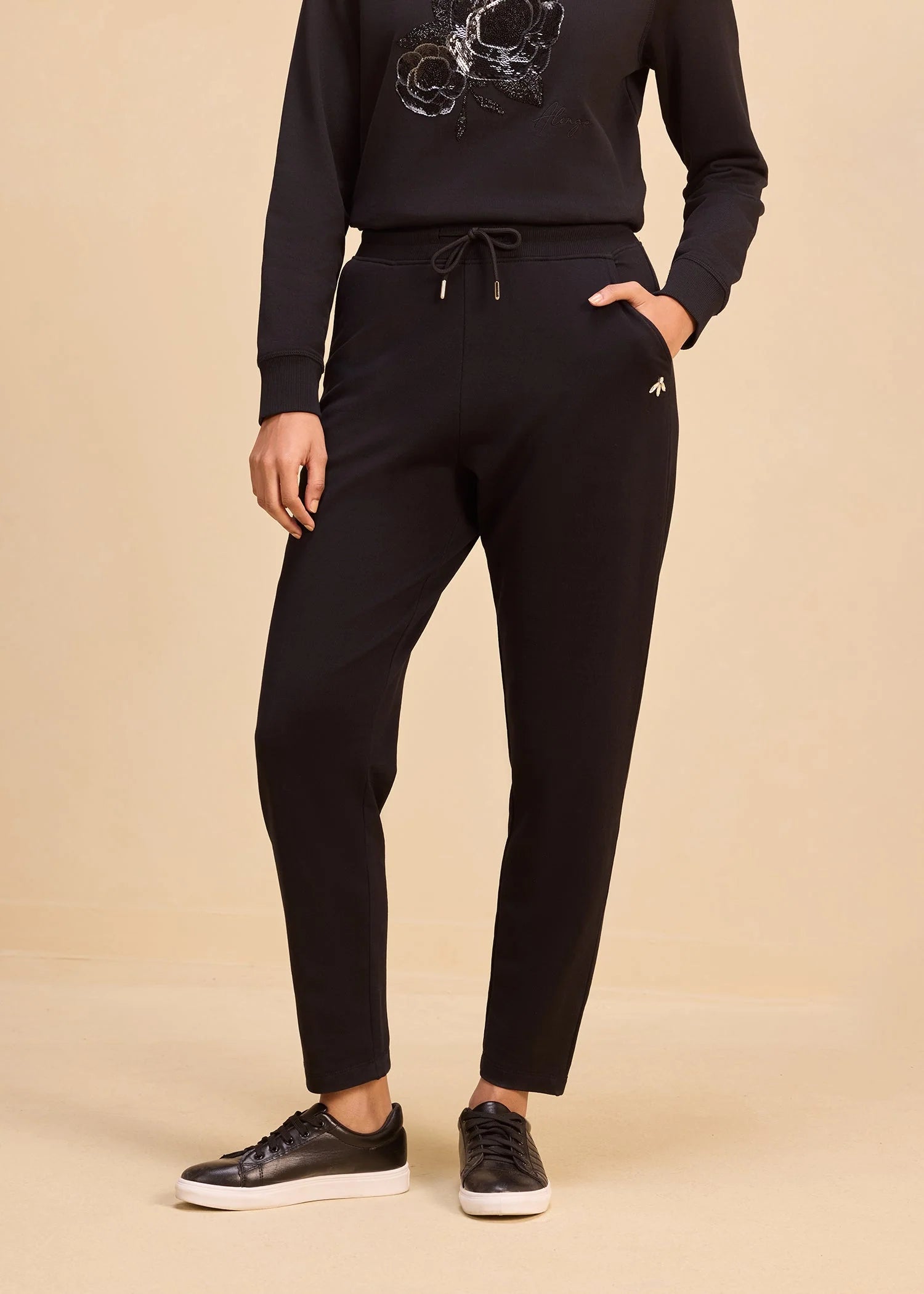 Elevated Rhinestones Tapered Pants
