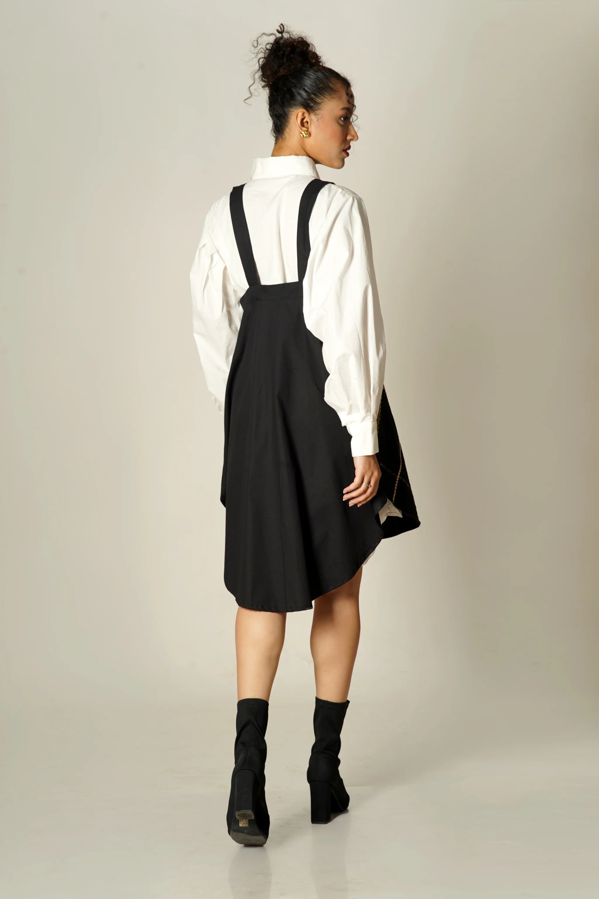 Cora Overlay Jacket Shirt Dress
