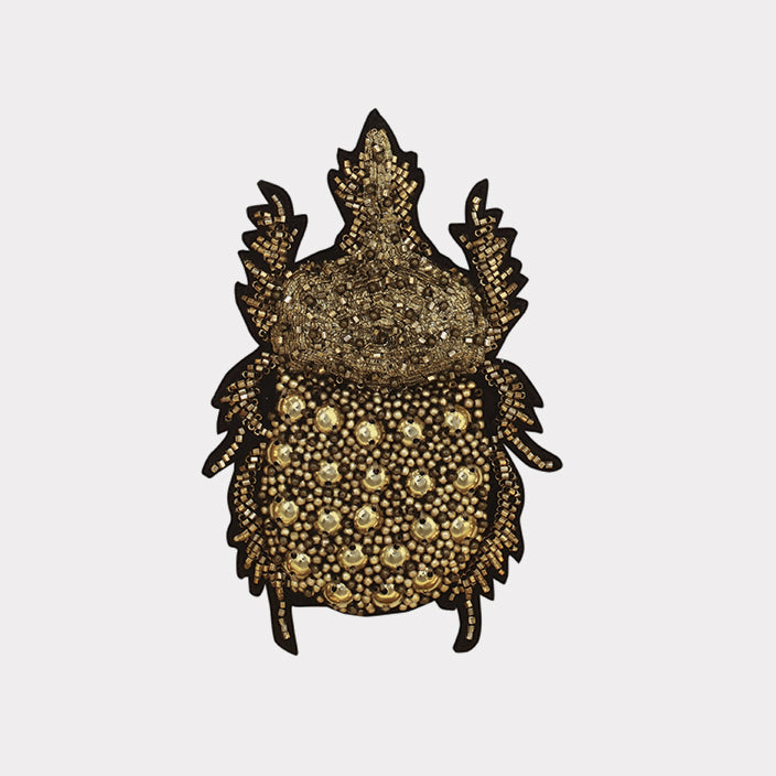 Scarab Brooch Gold