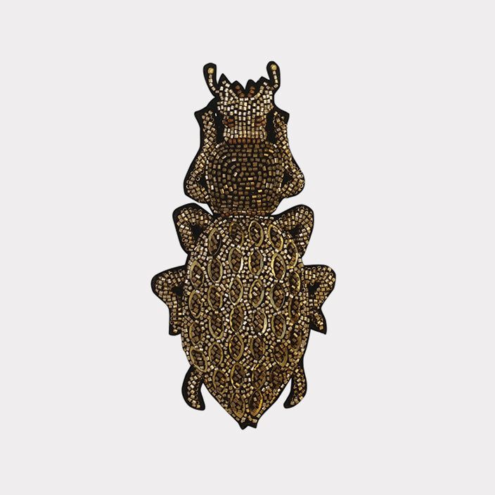 Magic Bug Brooch Gold