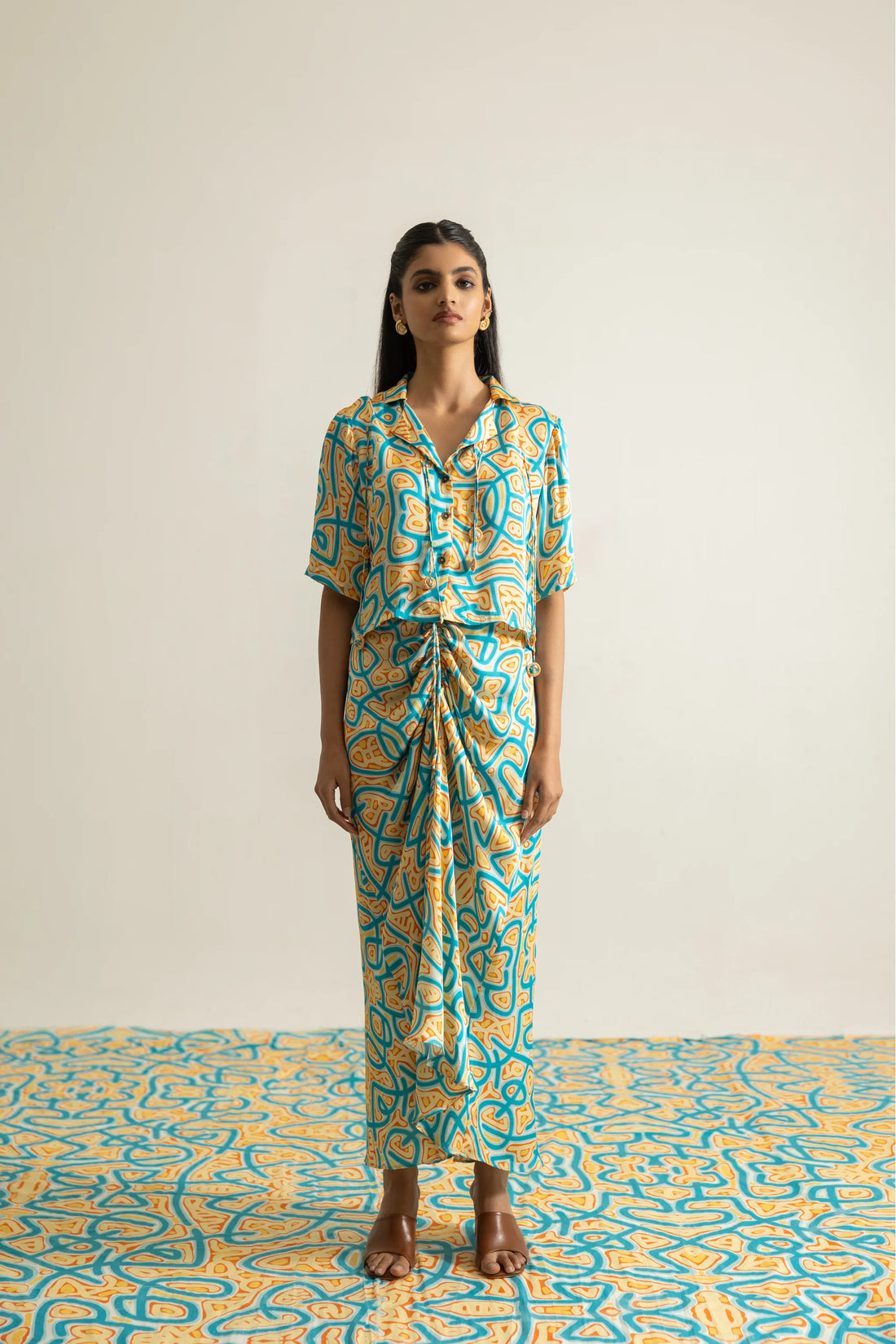 Harappan Dreams Shirt, Skirt, Set