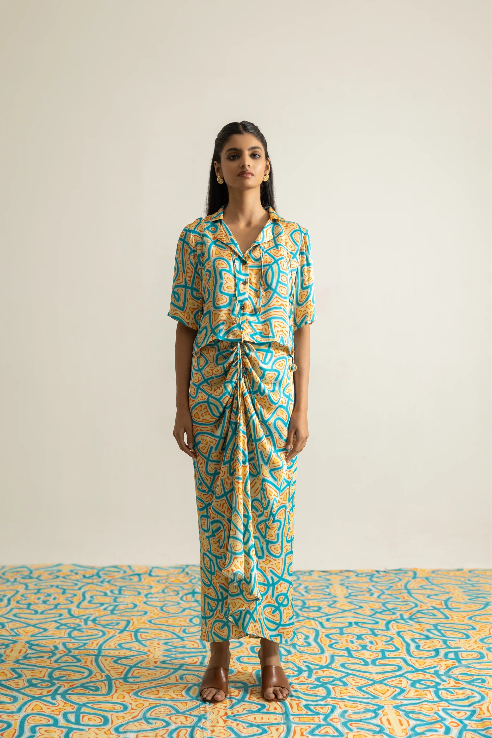 Harappan Dreams Shirt, Skirt, Set
