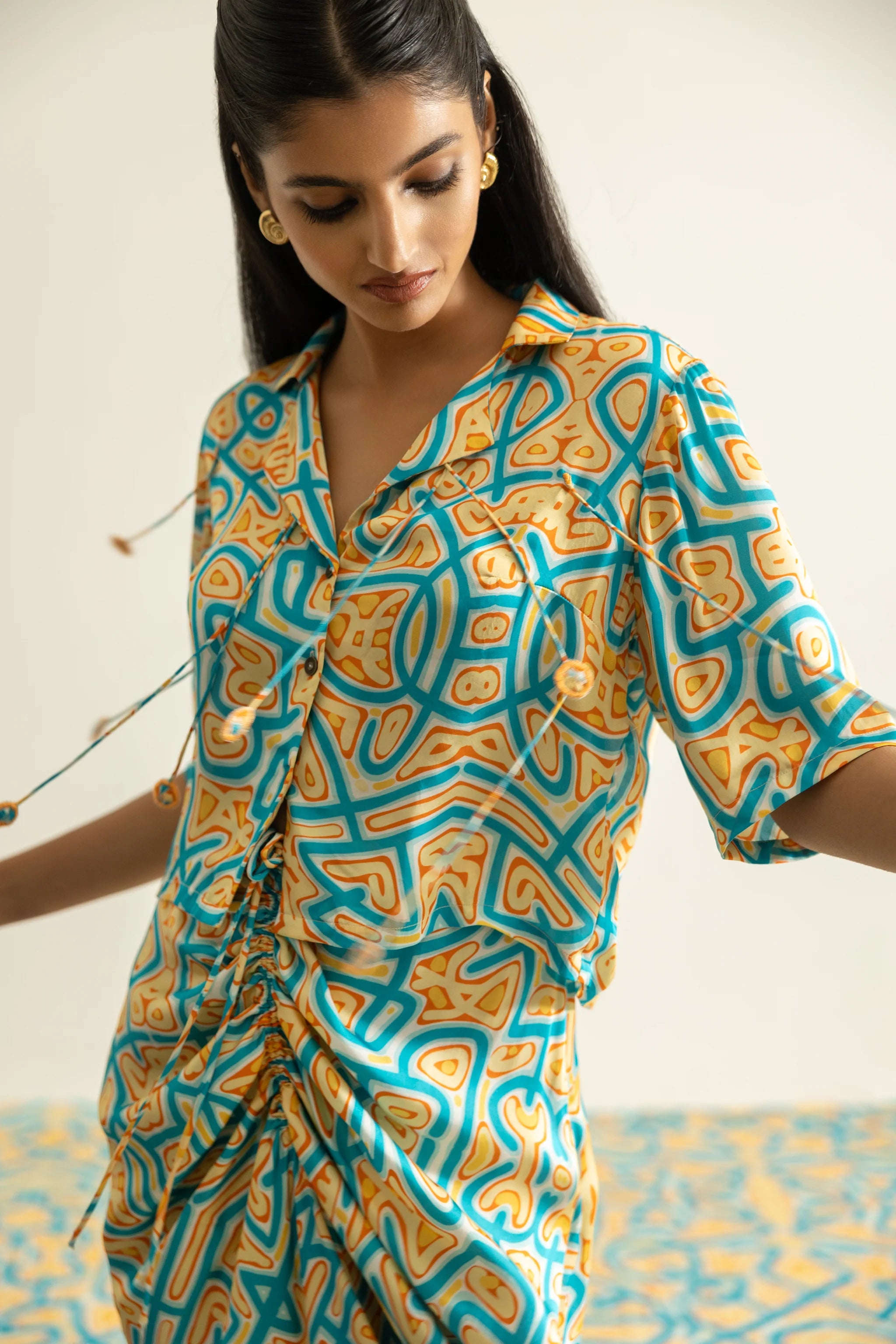 Harappan Dreams Shirt, Skirt, Set
