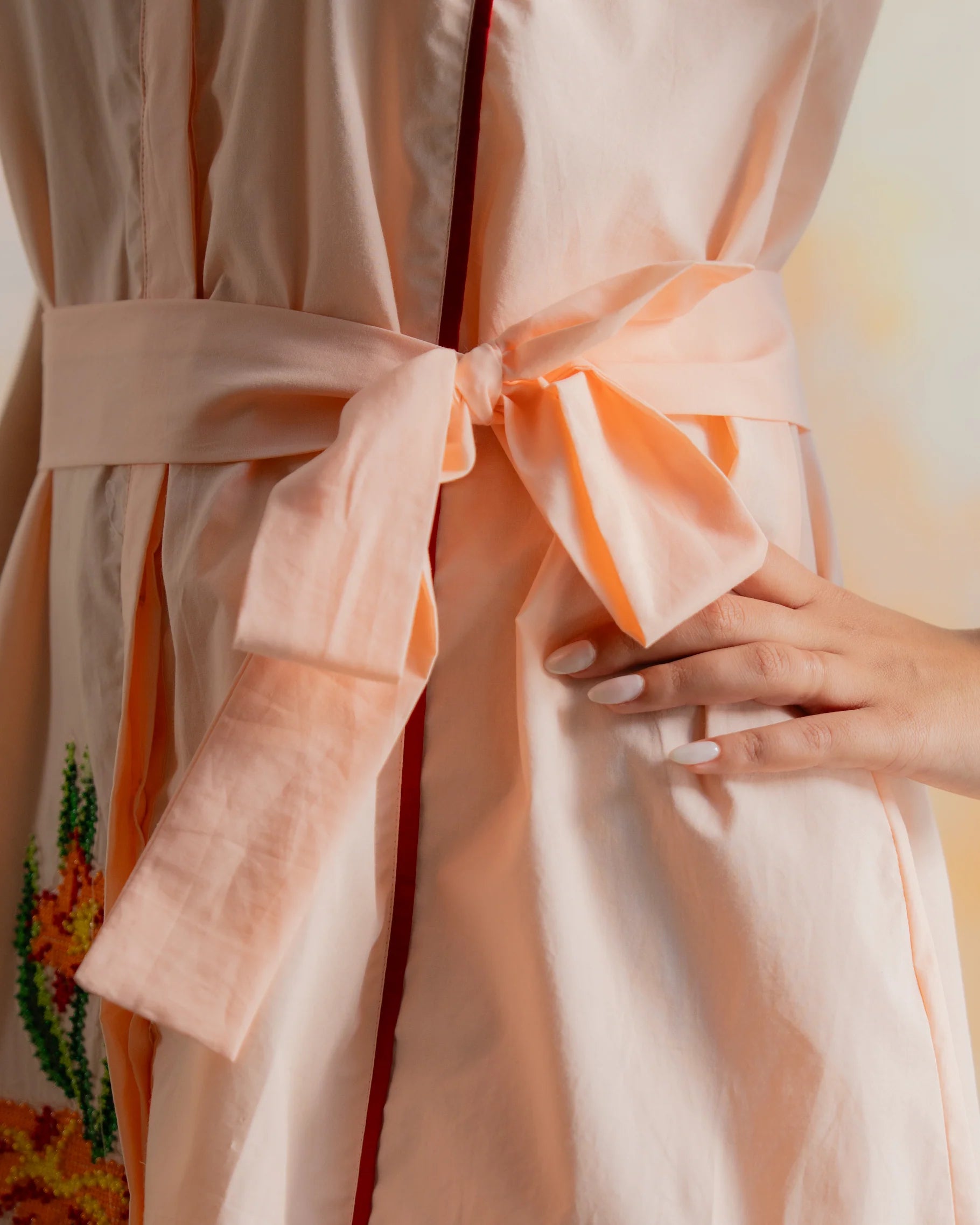Apricot Tiger Lily Dress