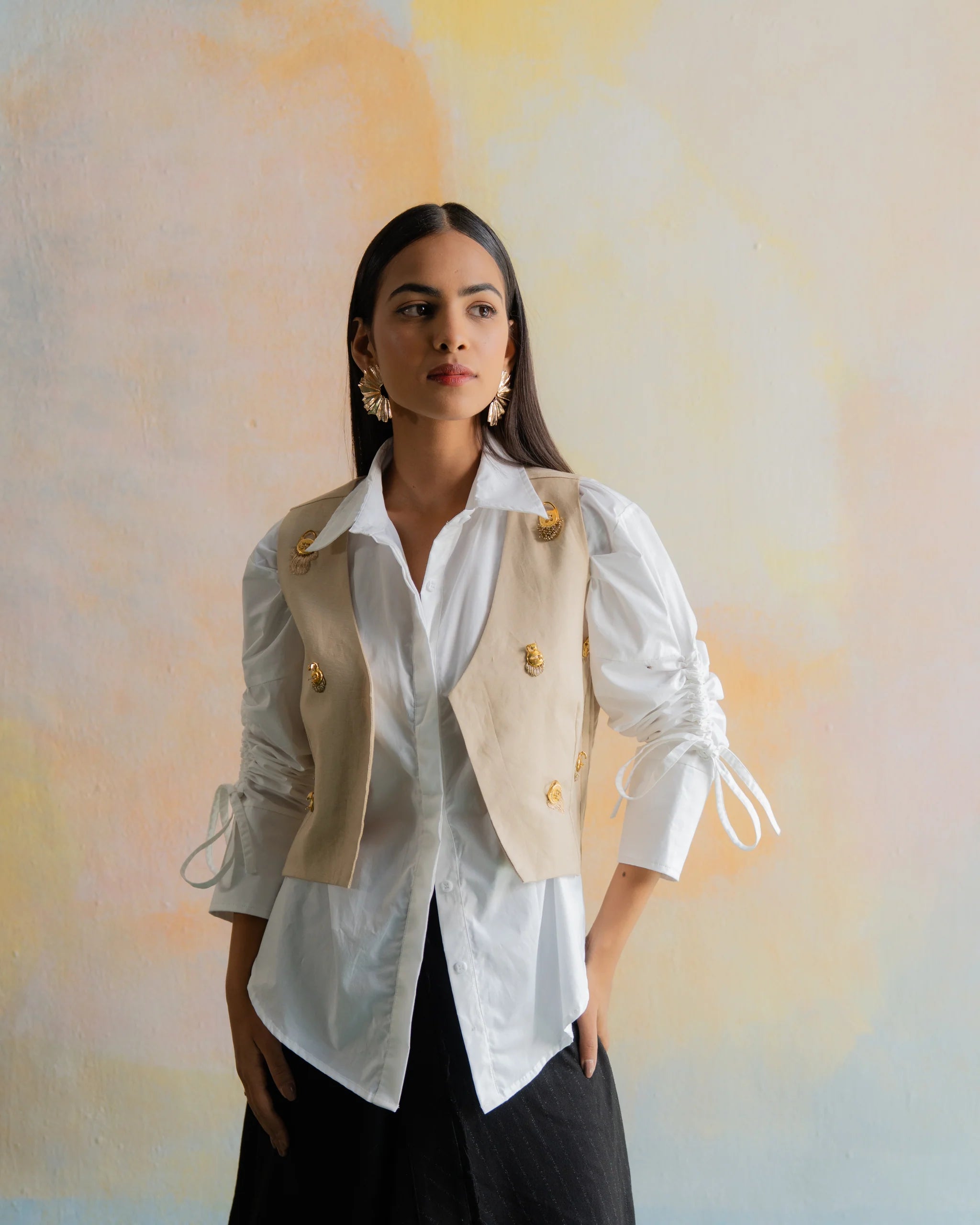 Gold Threaded Shirt