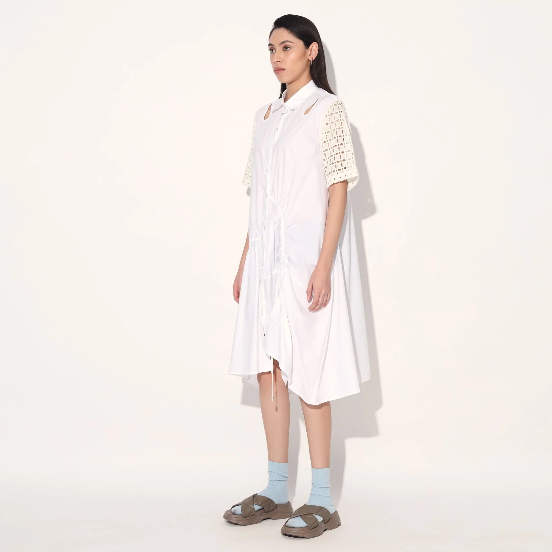 Atlas A-Line Ruched Dress