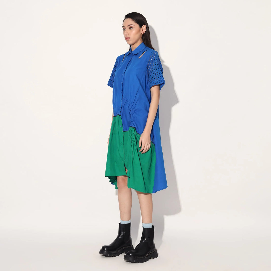 Atlas A-Line Ruched Dress