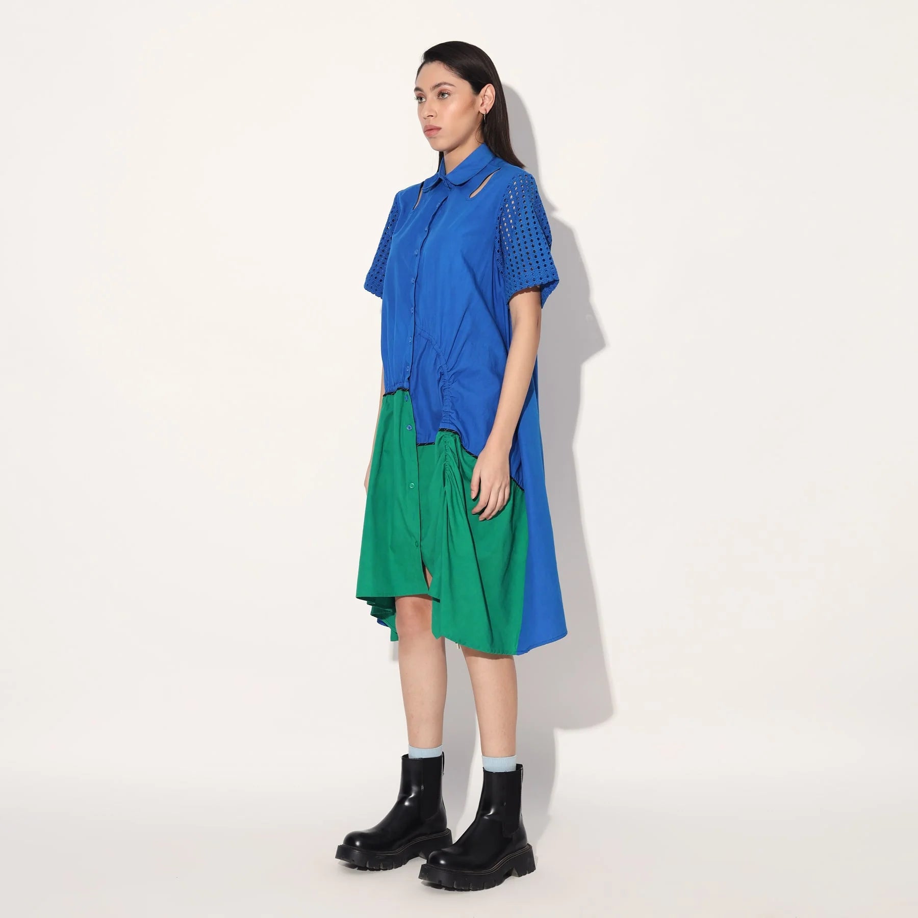 Atlas A-Line Ruched Dress