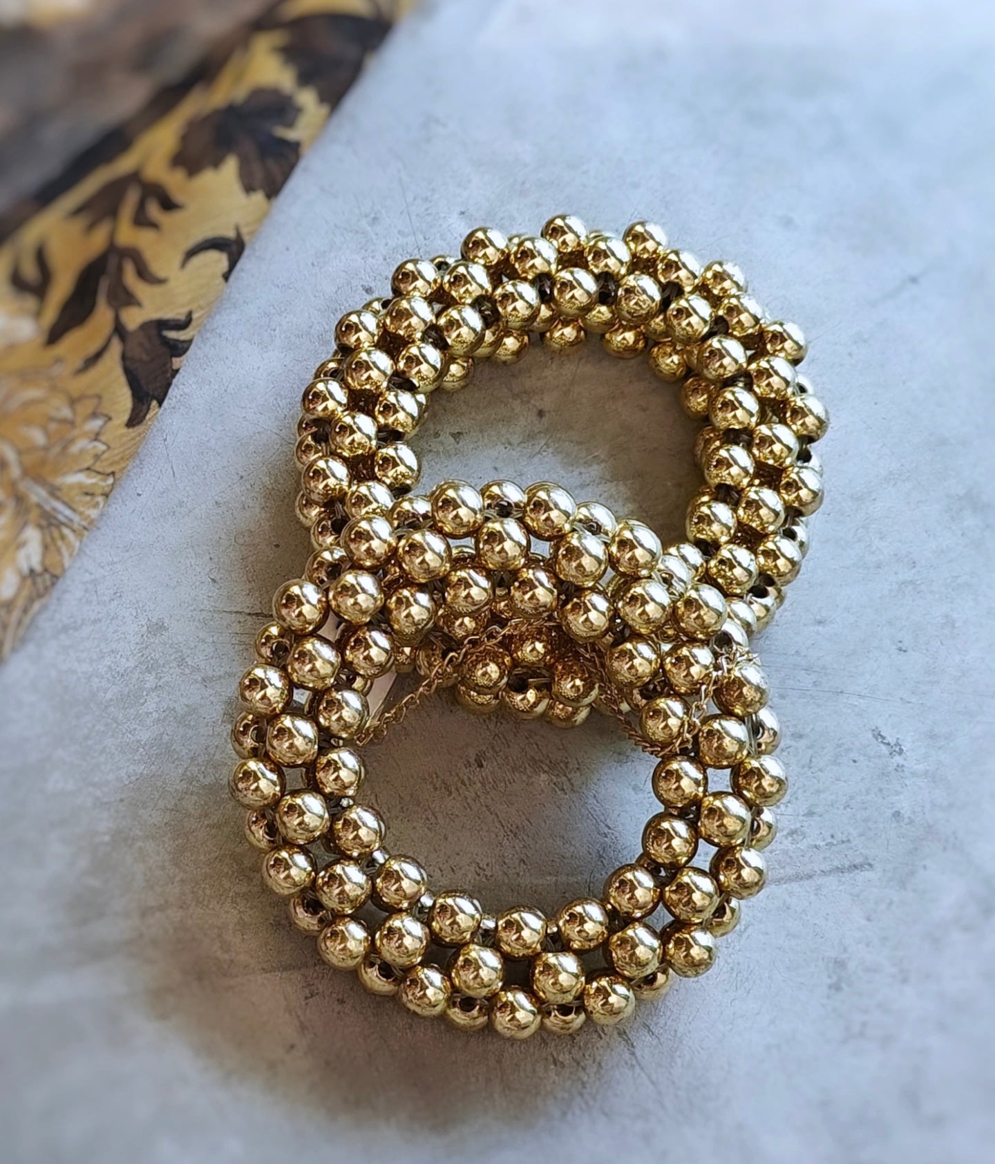 Gold Ghungroo Bangle Set