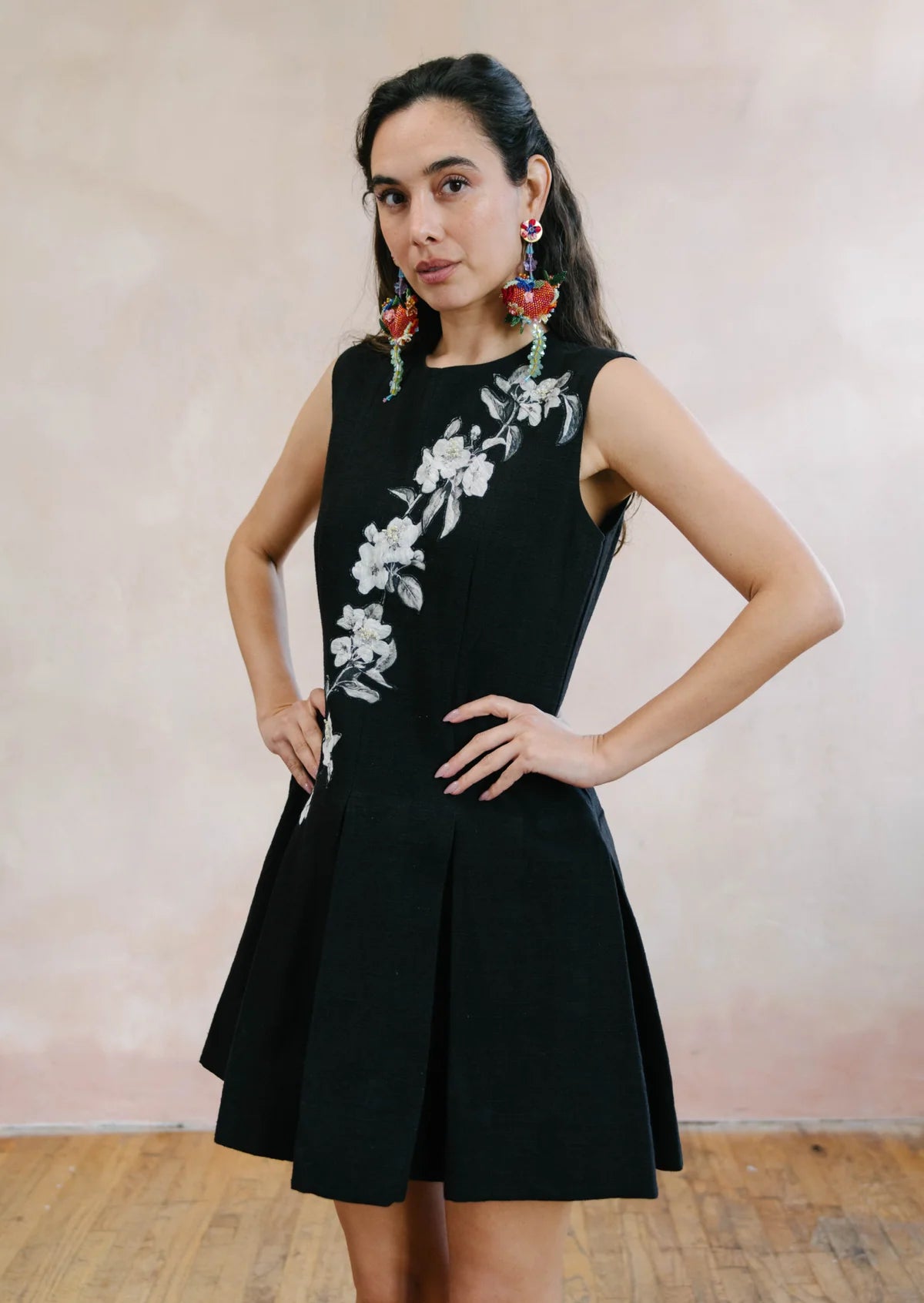 SAKURA MINI PLEATED DRESS