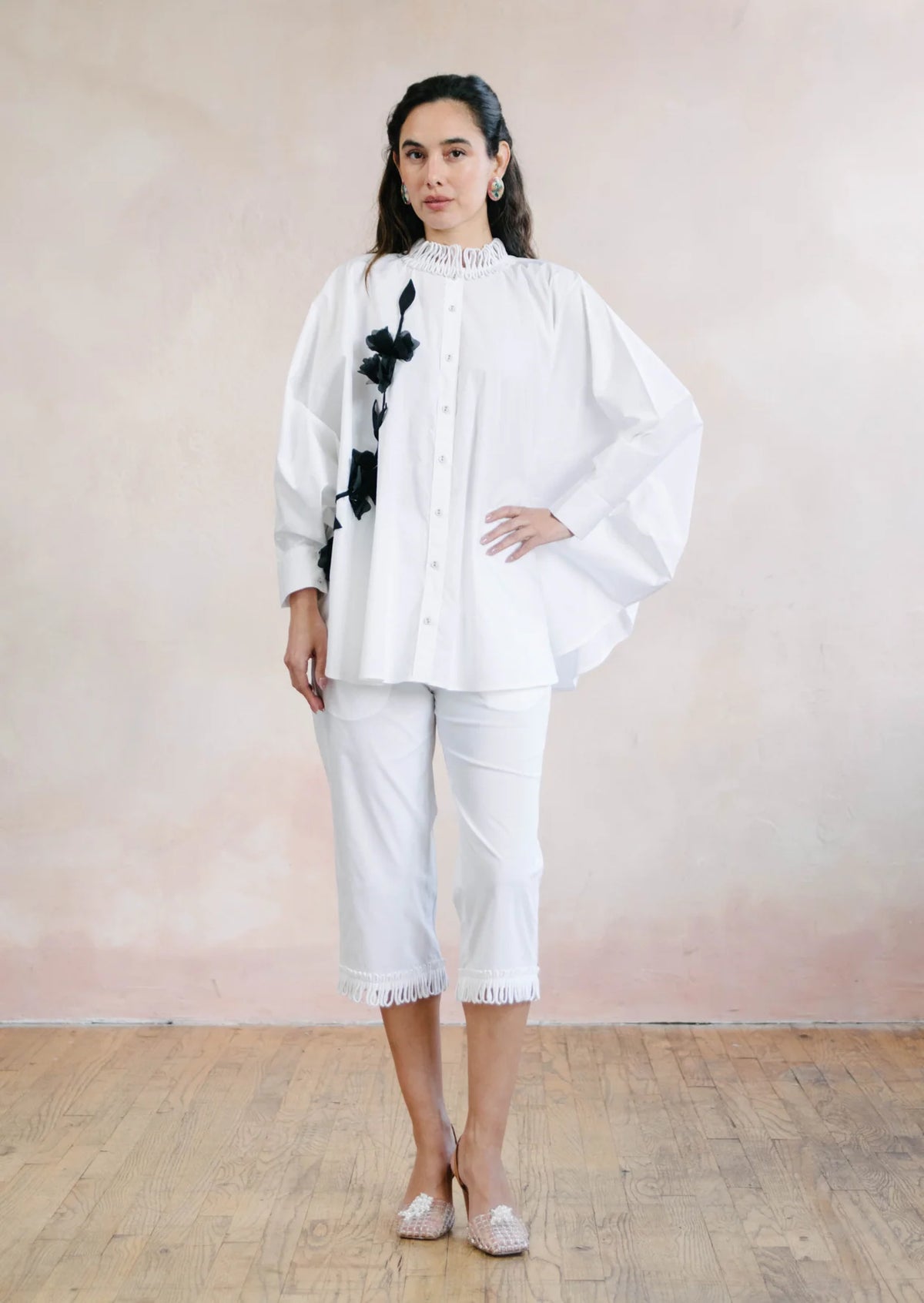 BLOSOOM CAPE SHIRT