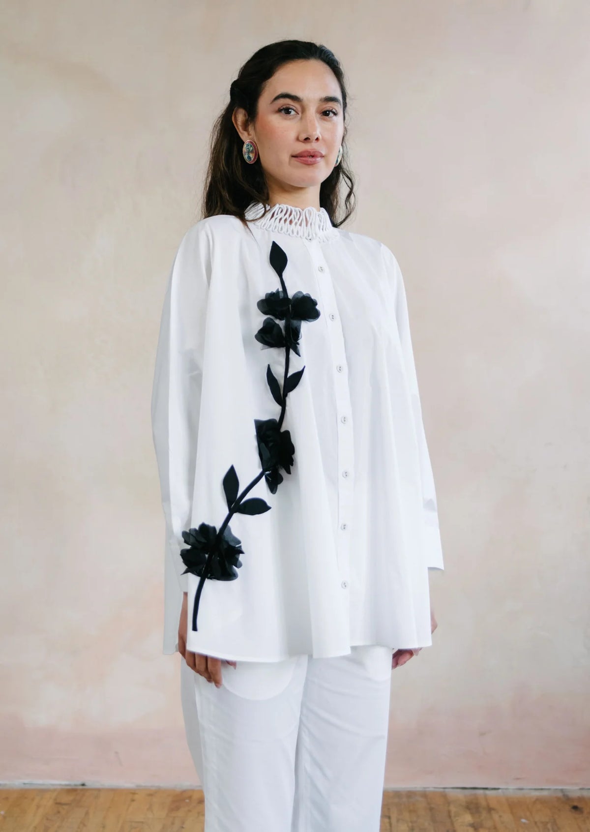 BLOSOOM CAPE SHIRT